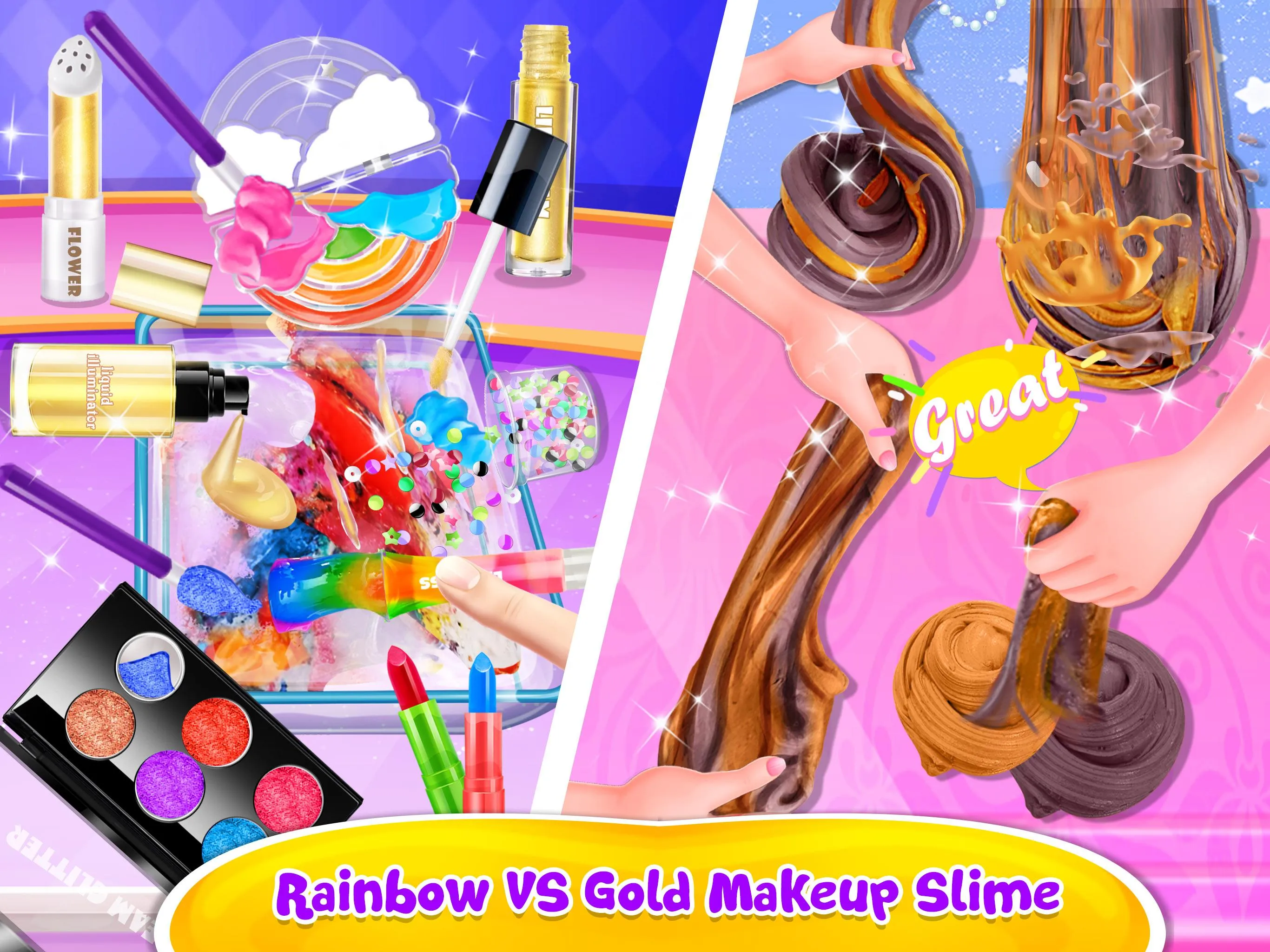 Make-up Slime - Glitter Slime | Indus Appstore | Screenshot