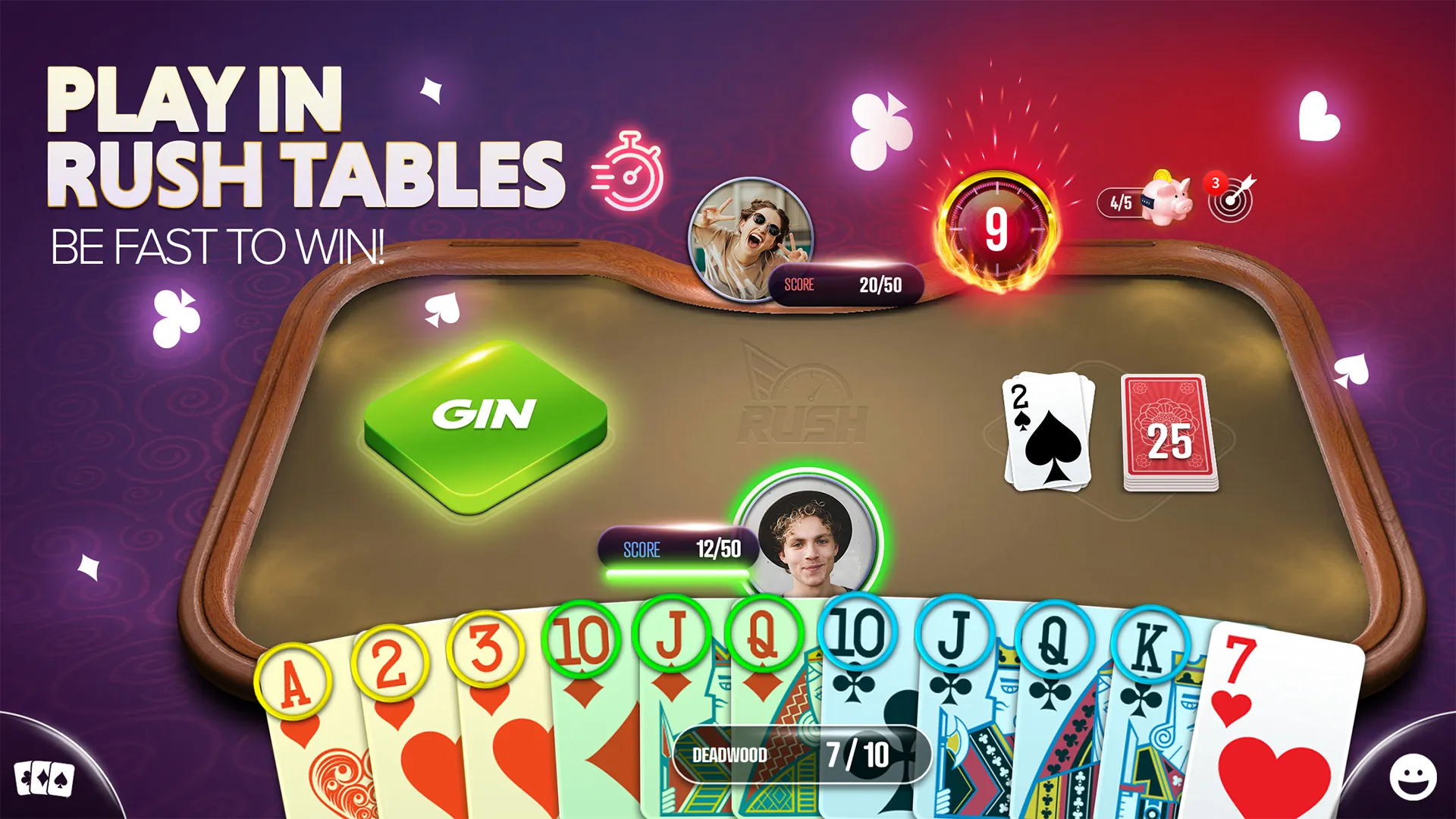 Gin Rummy Extra - Online Rummy | Indus Appstore | Screenshot