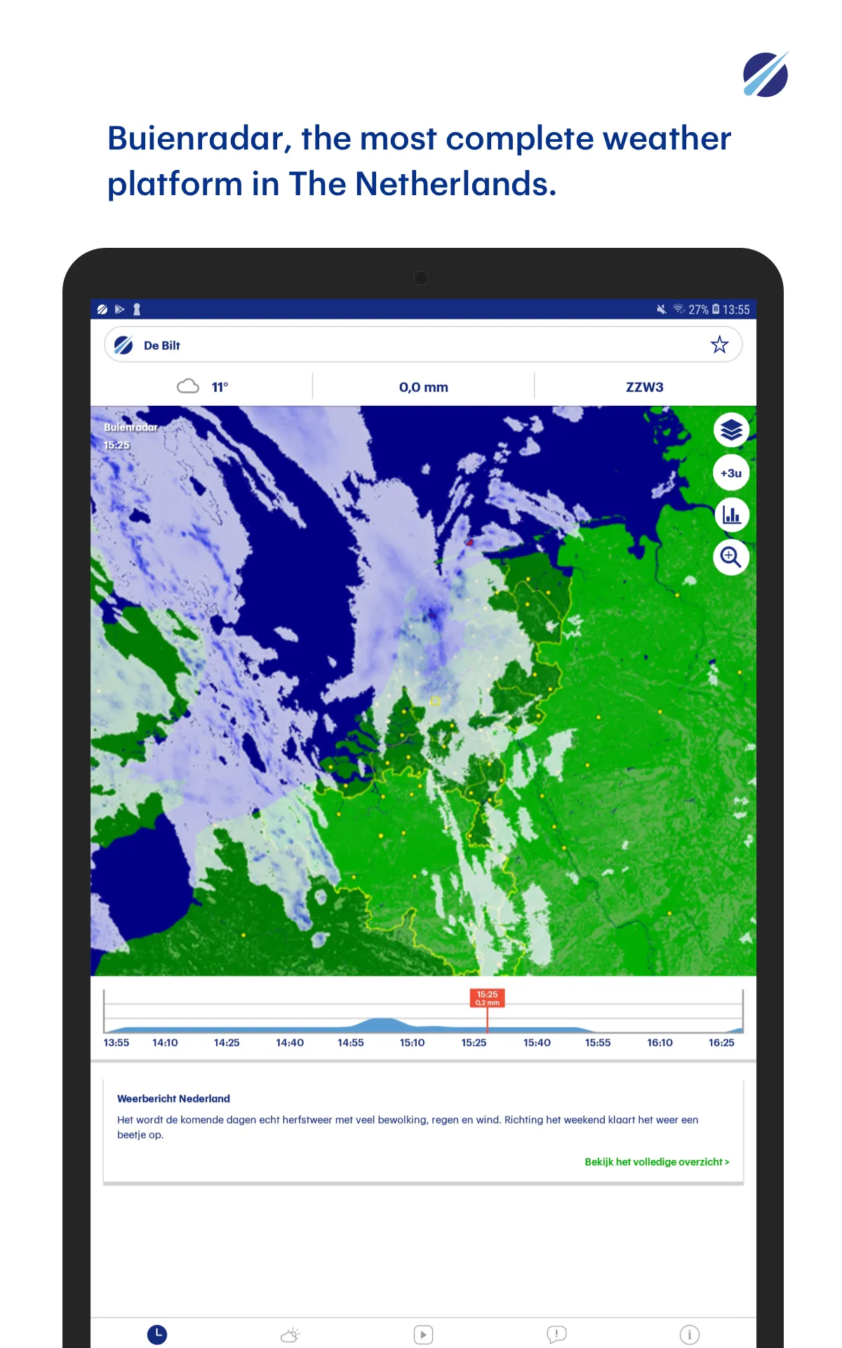 Buienradar - weer | Indus Appstore | Screenshot