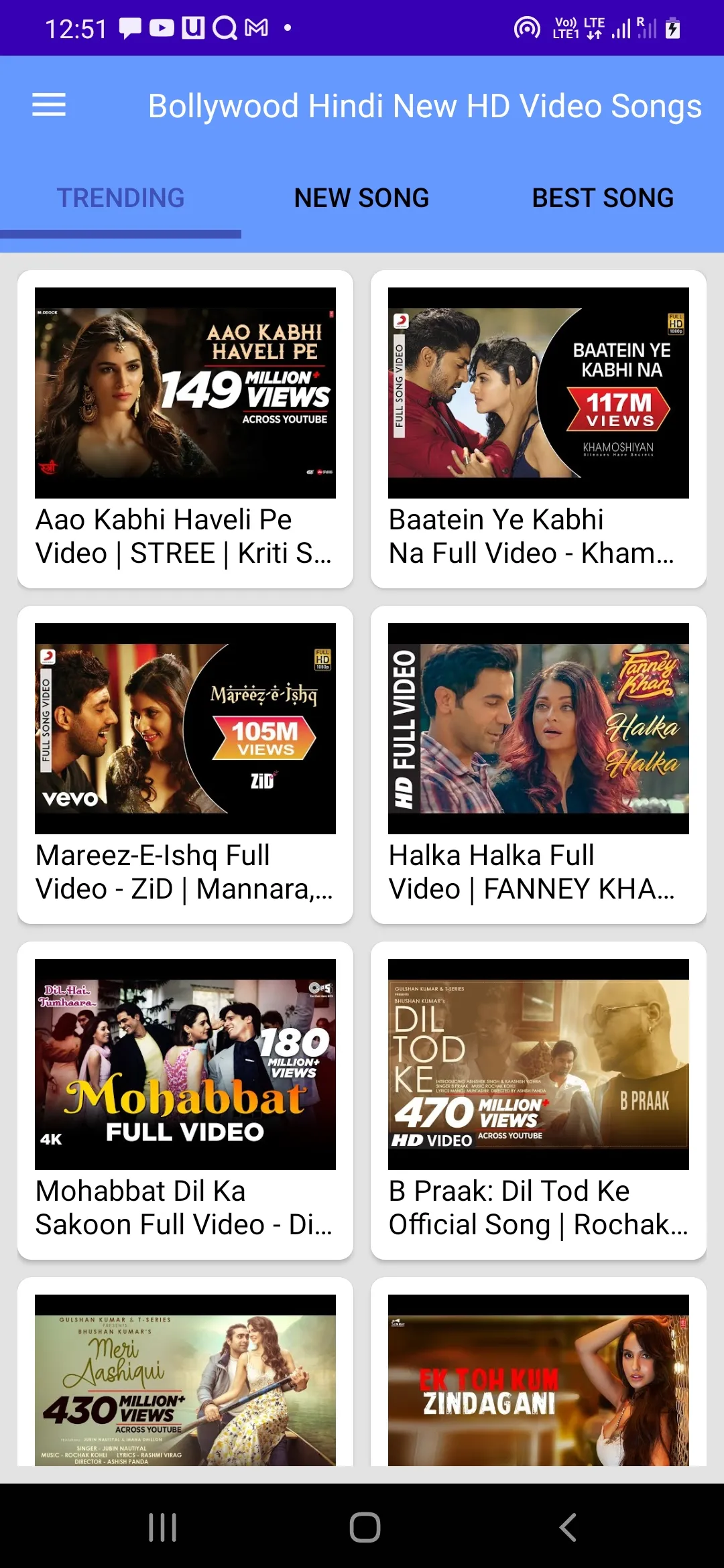 Hindi Video Songs HD 2023 | Indus Appstore | Screenshot