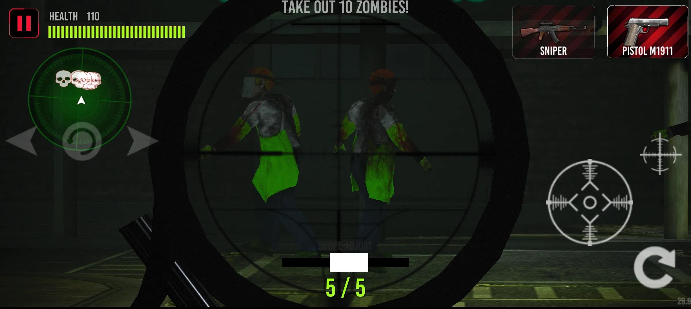 aZombie: Dead City | FPS Game | Indus Appstore | Screenshot