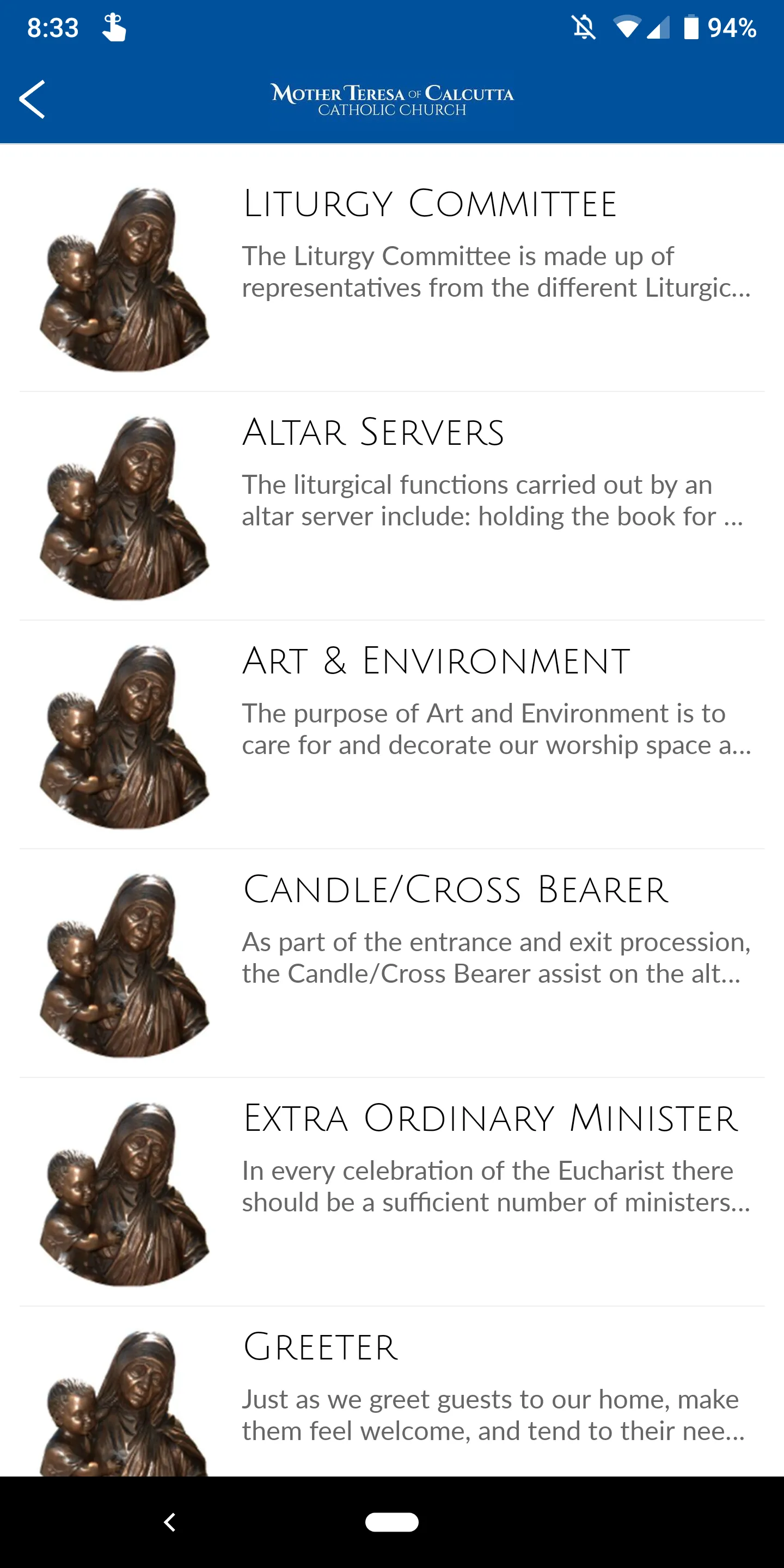 Mother Teresa - Topeka, KS | Indus Appstore | Screenshot