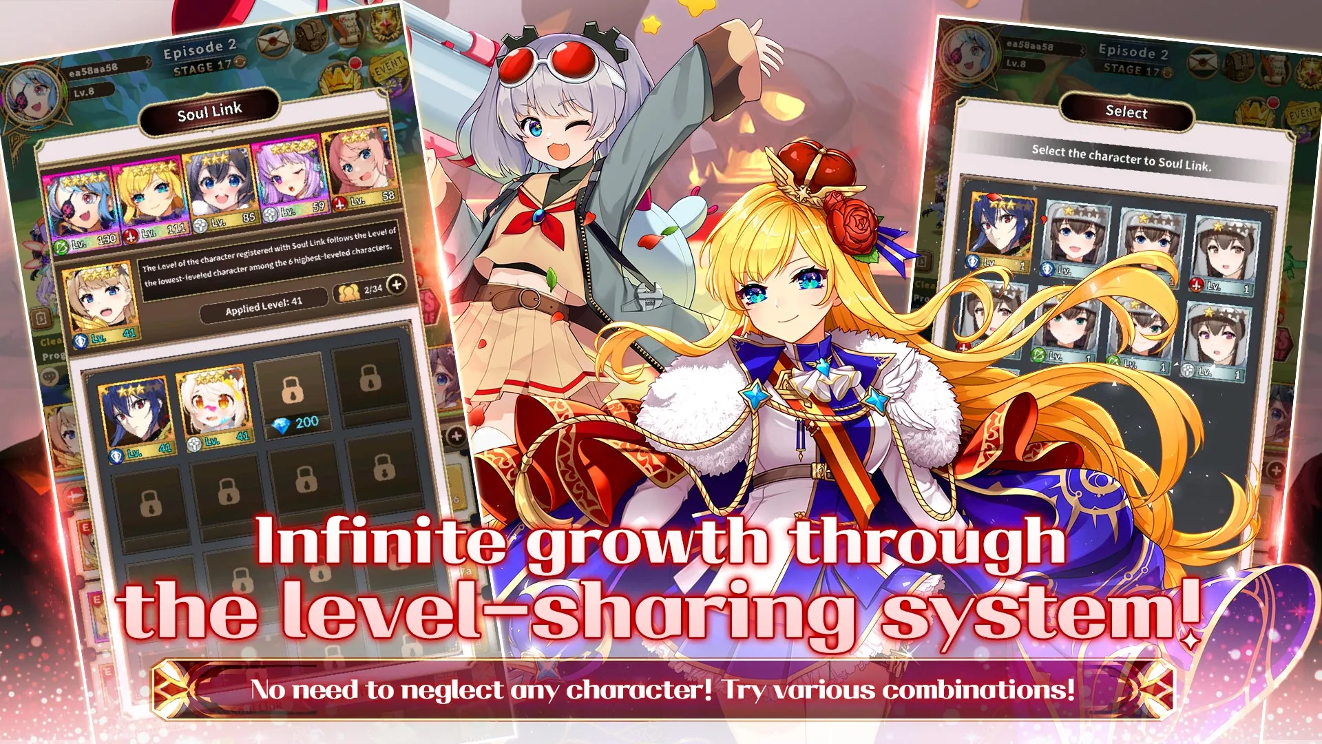 Merge Girls : Idle RPG | Indus Appstore | Screenshot