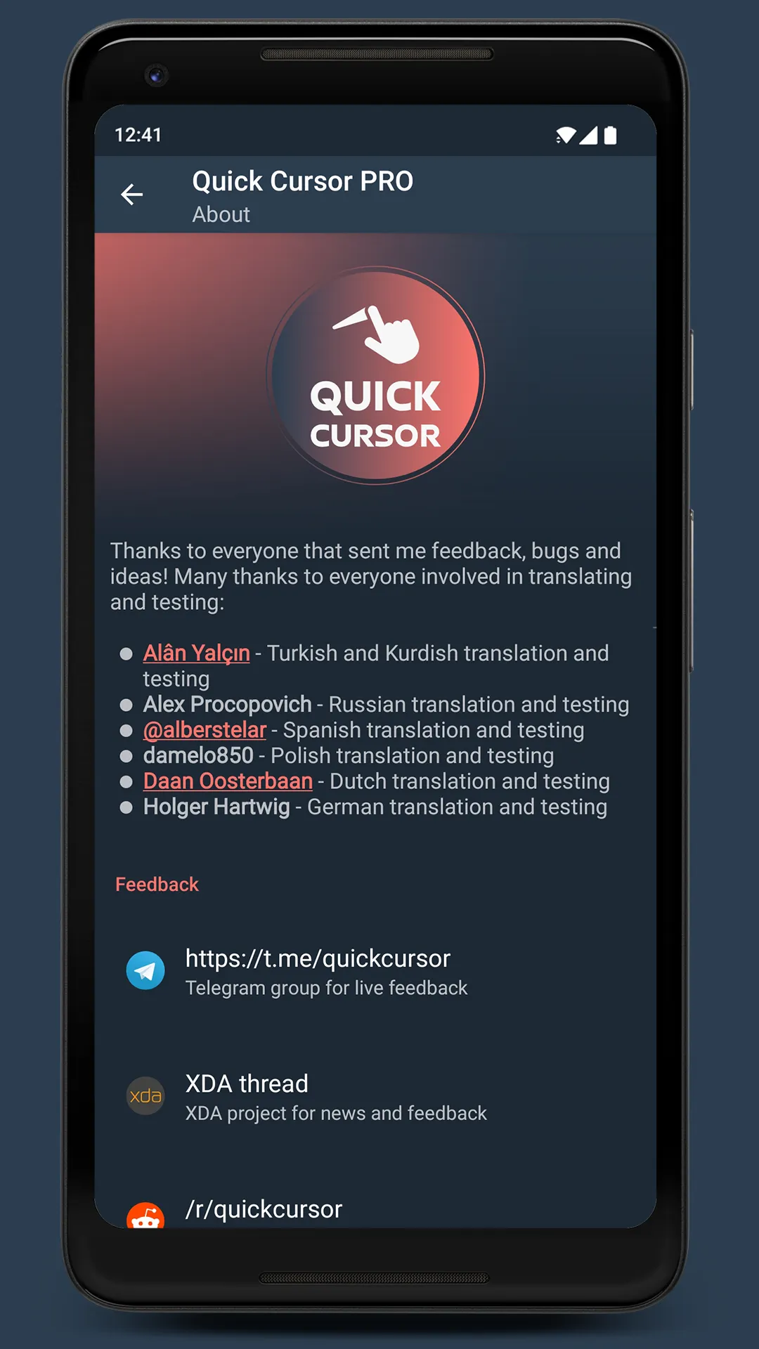 Quick Cursor: One-Handed mode | Indus Appstore | Screenshot