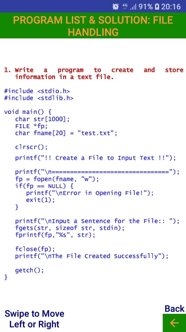 Programming in C | Indus Appstore | Screenshot