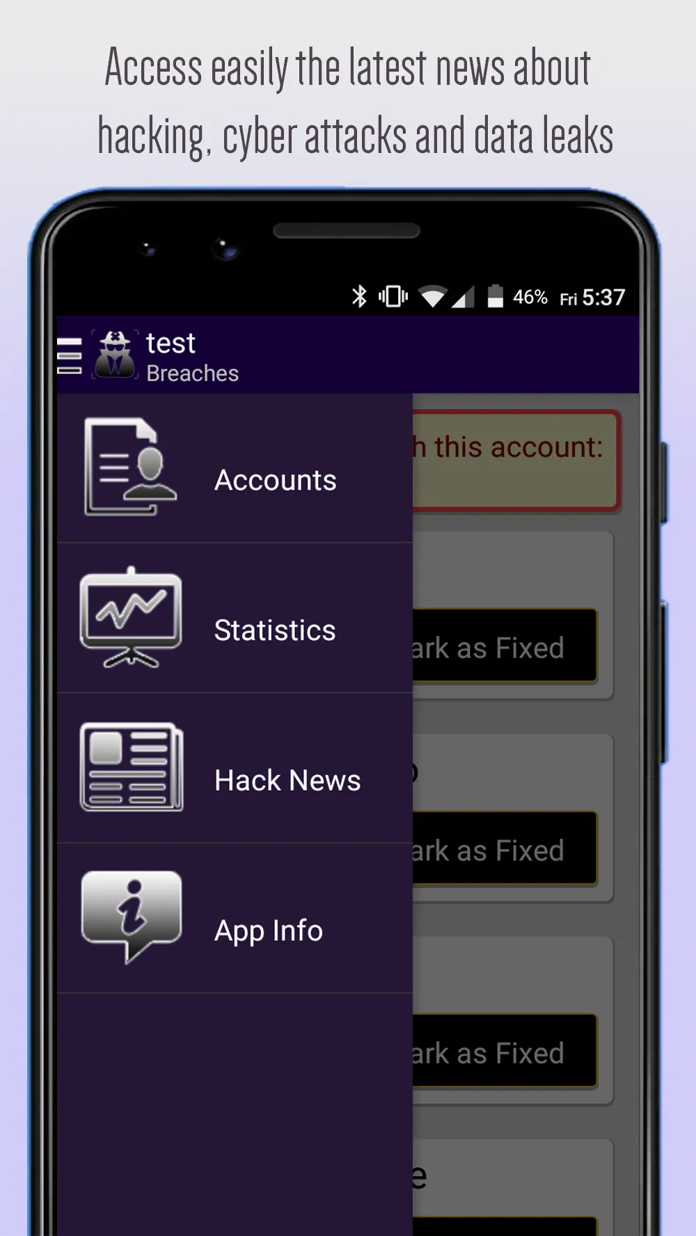 Hacked Leaks Checker | Indus Appstore | Screenshot