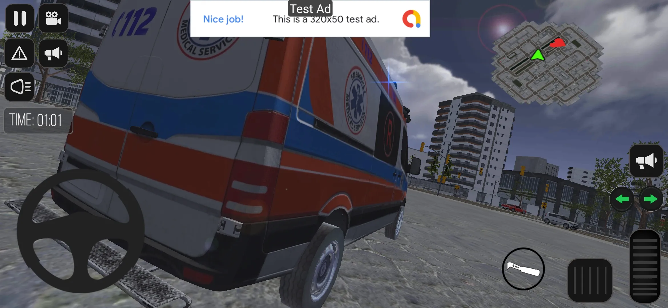 Ambulance Driver 3D Simulation | Indus Appstore | Screenshot