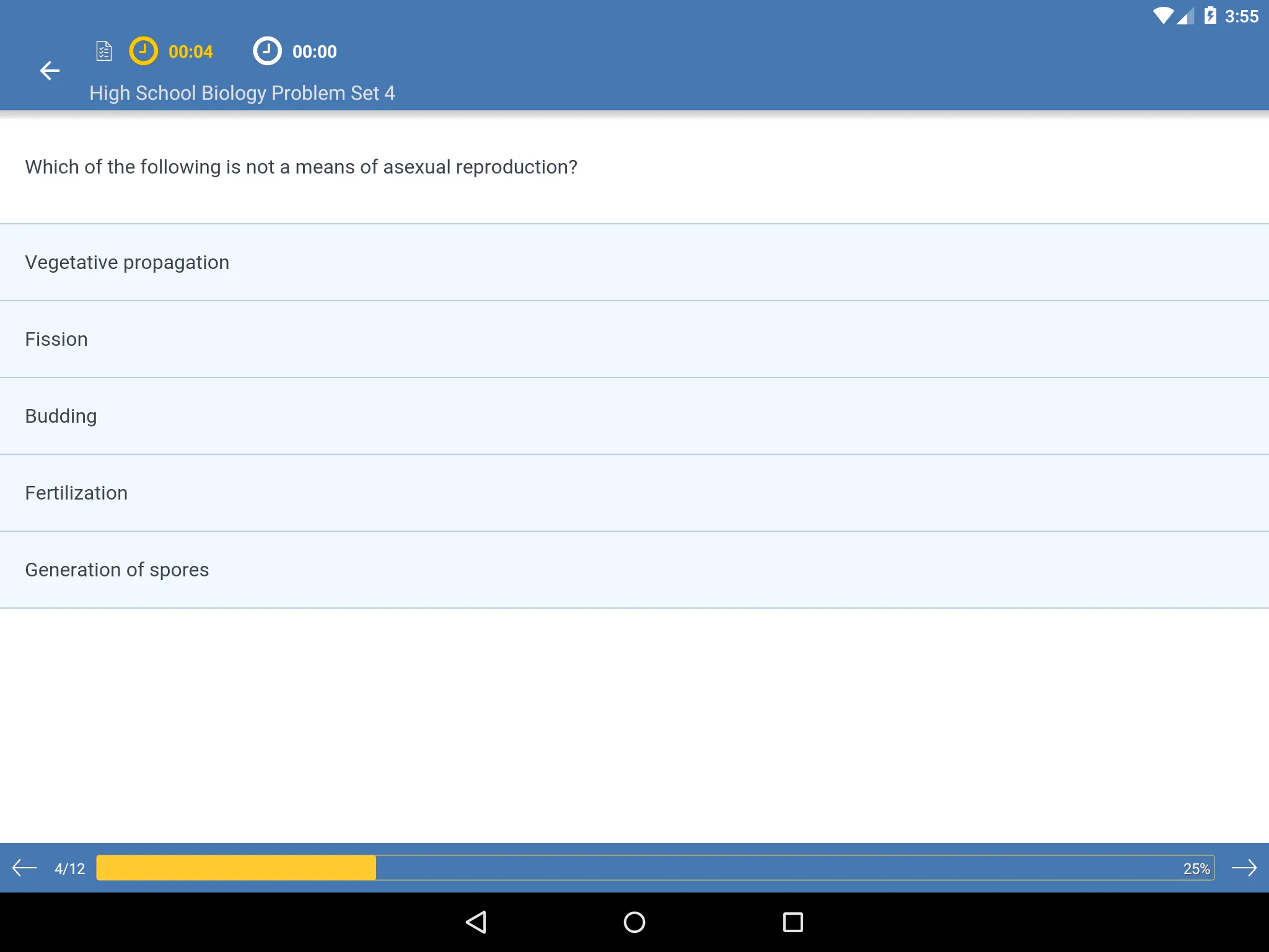 High School Biology Practice | Indus Appstore | Screenshot