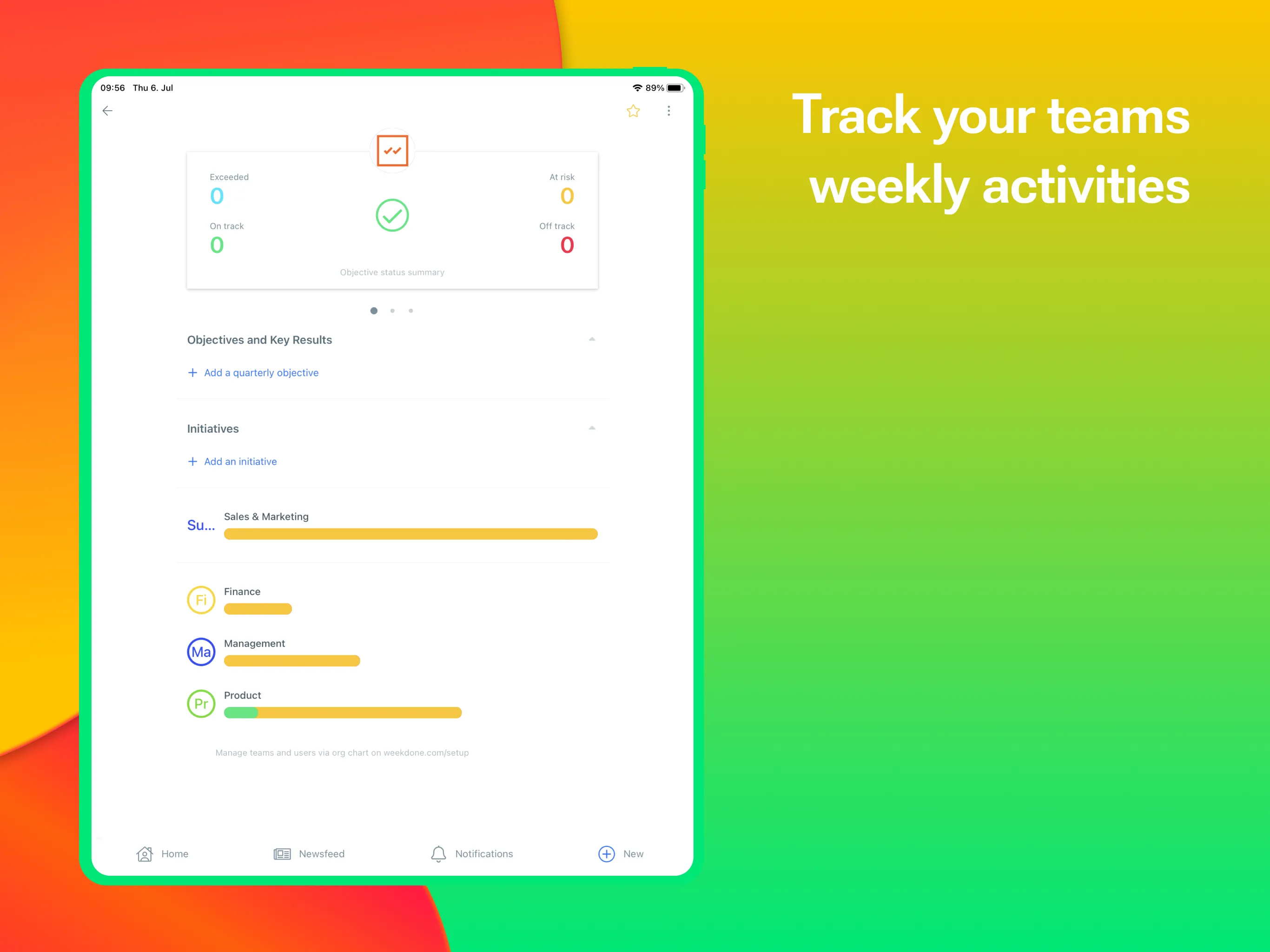 OKR Software by Weekdone | Indus Appstore | Screenshot