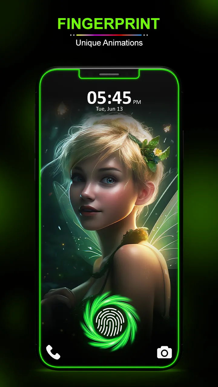 Fingerprint Animation Live HD | Indus Appstore | Screenshot