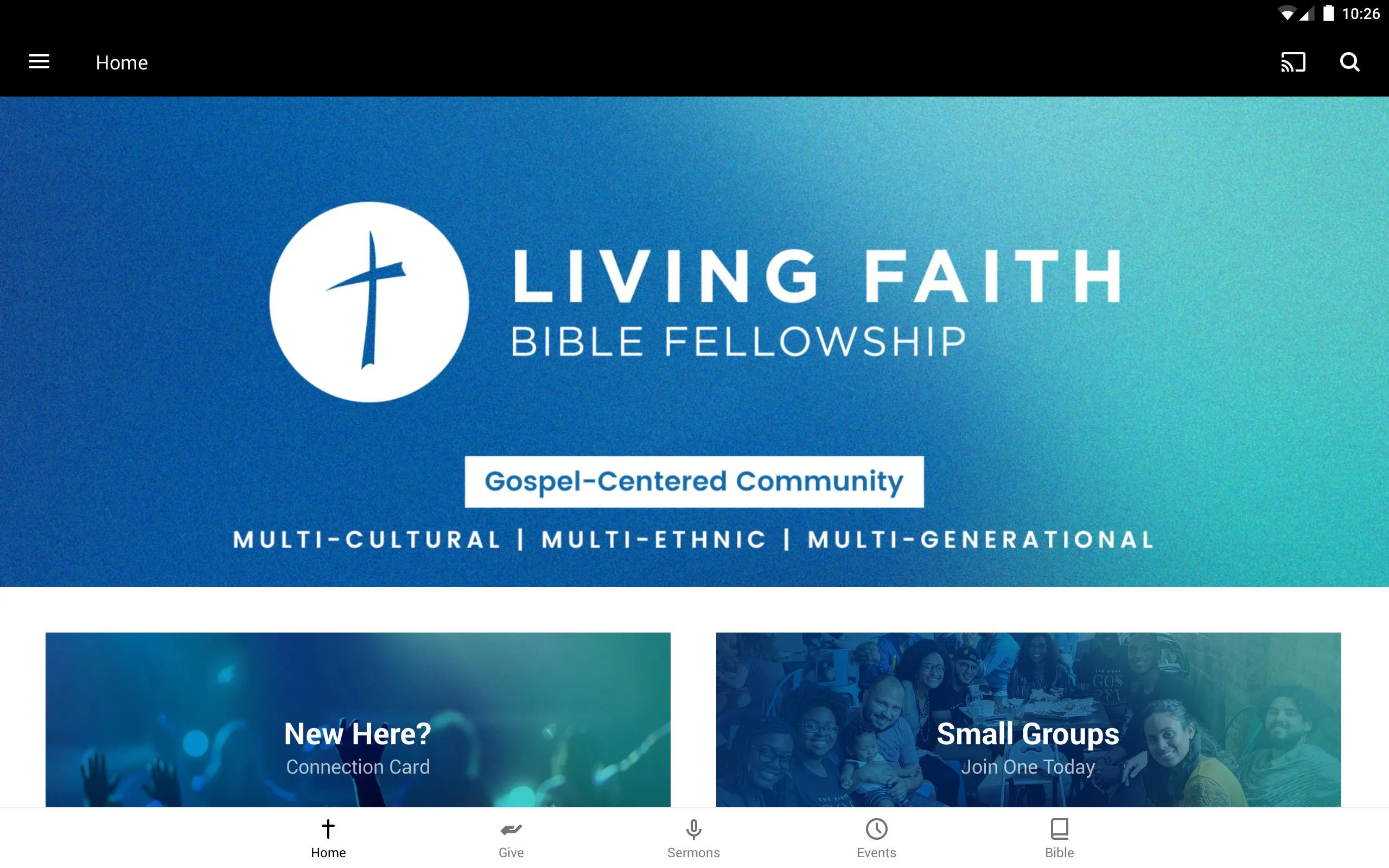 Living Faith BF | Indus Appstore | Screenshot