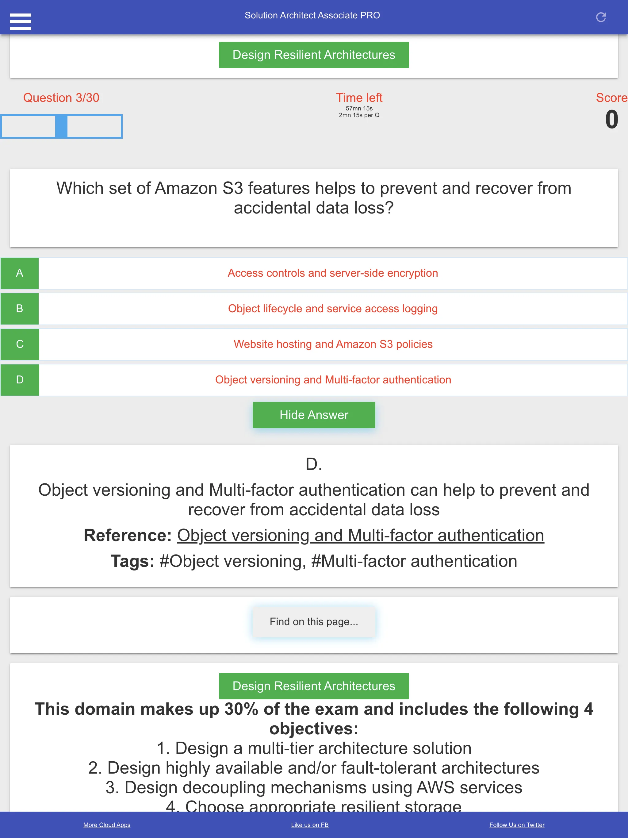 AWS Solutions Architect A. PRO | Indus Appstore | Screenshot