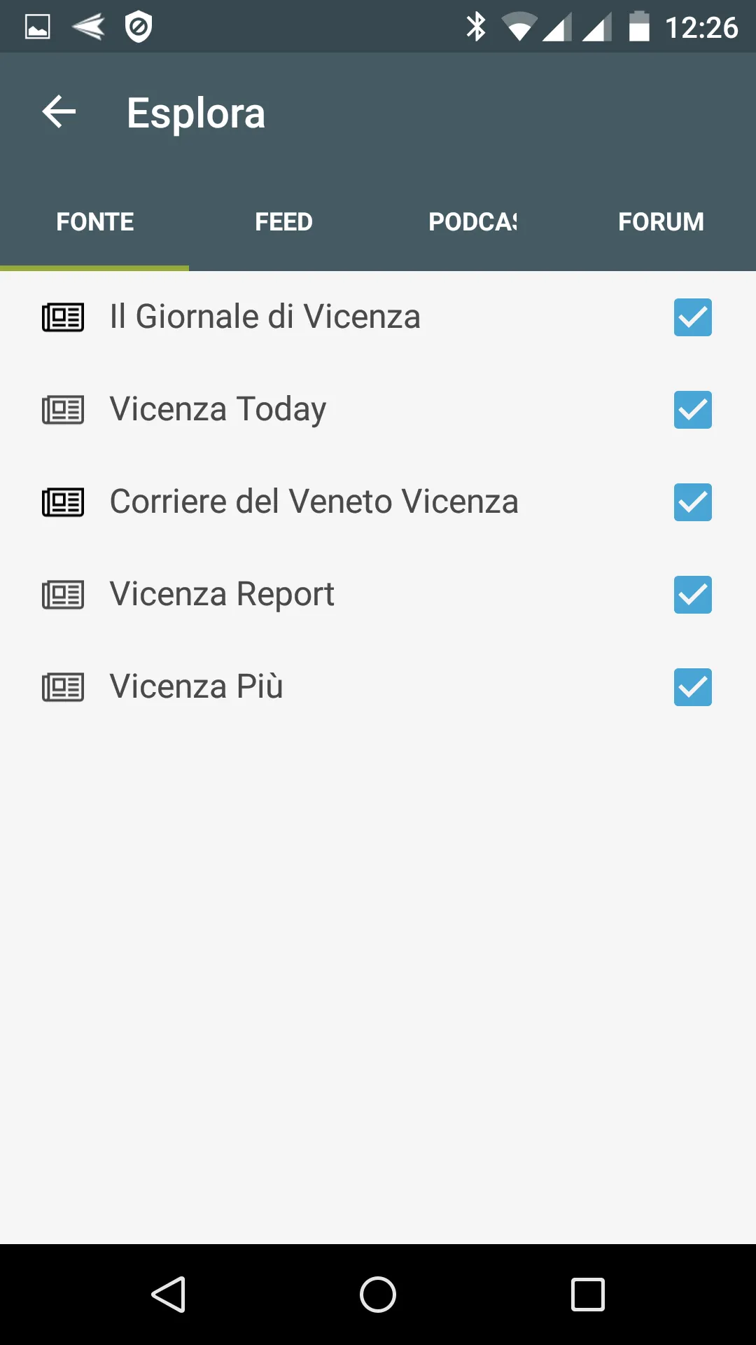 Vicenza notizie locali | Indus Appstore | Screenshot