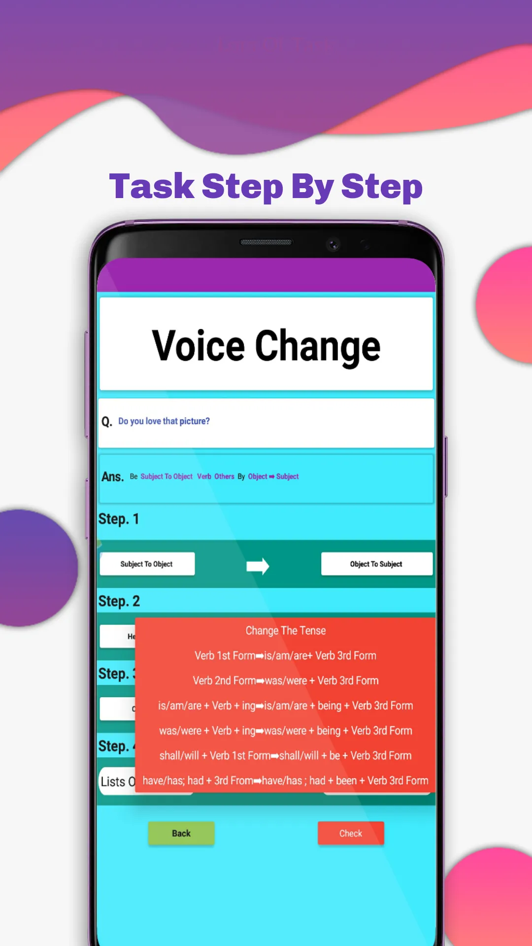 passive voice converter | Indus Appstore | Screenshot