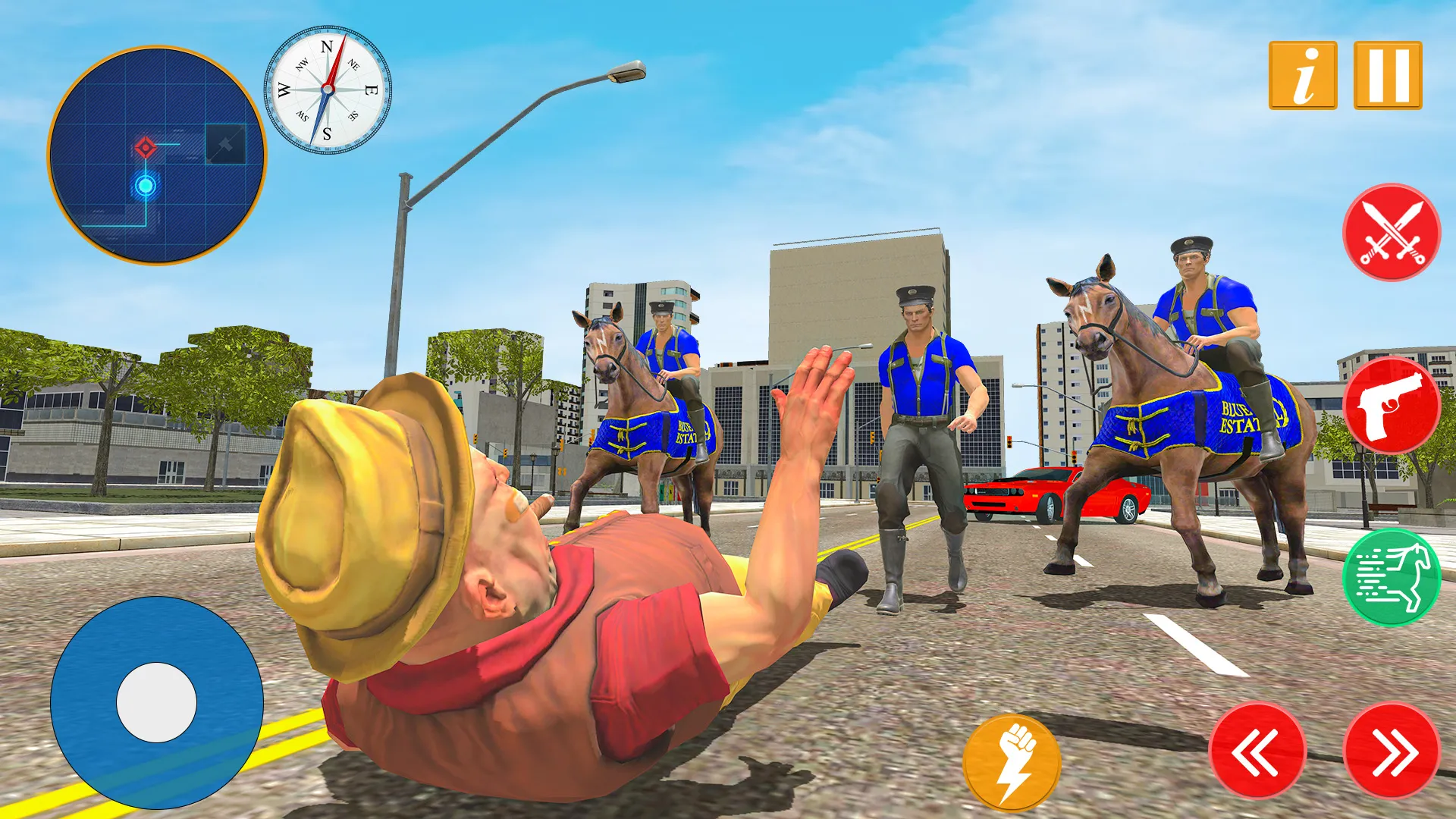 Thief Police Game Horse Chase | Indus Appstore | Screenshot