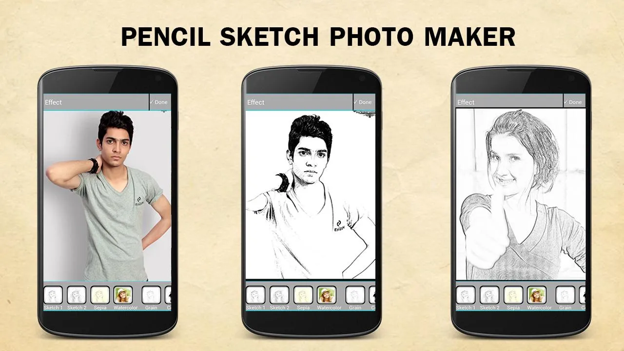 Pencil Sketch Photo Art | Indus Appstore | Screenshot