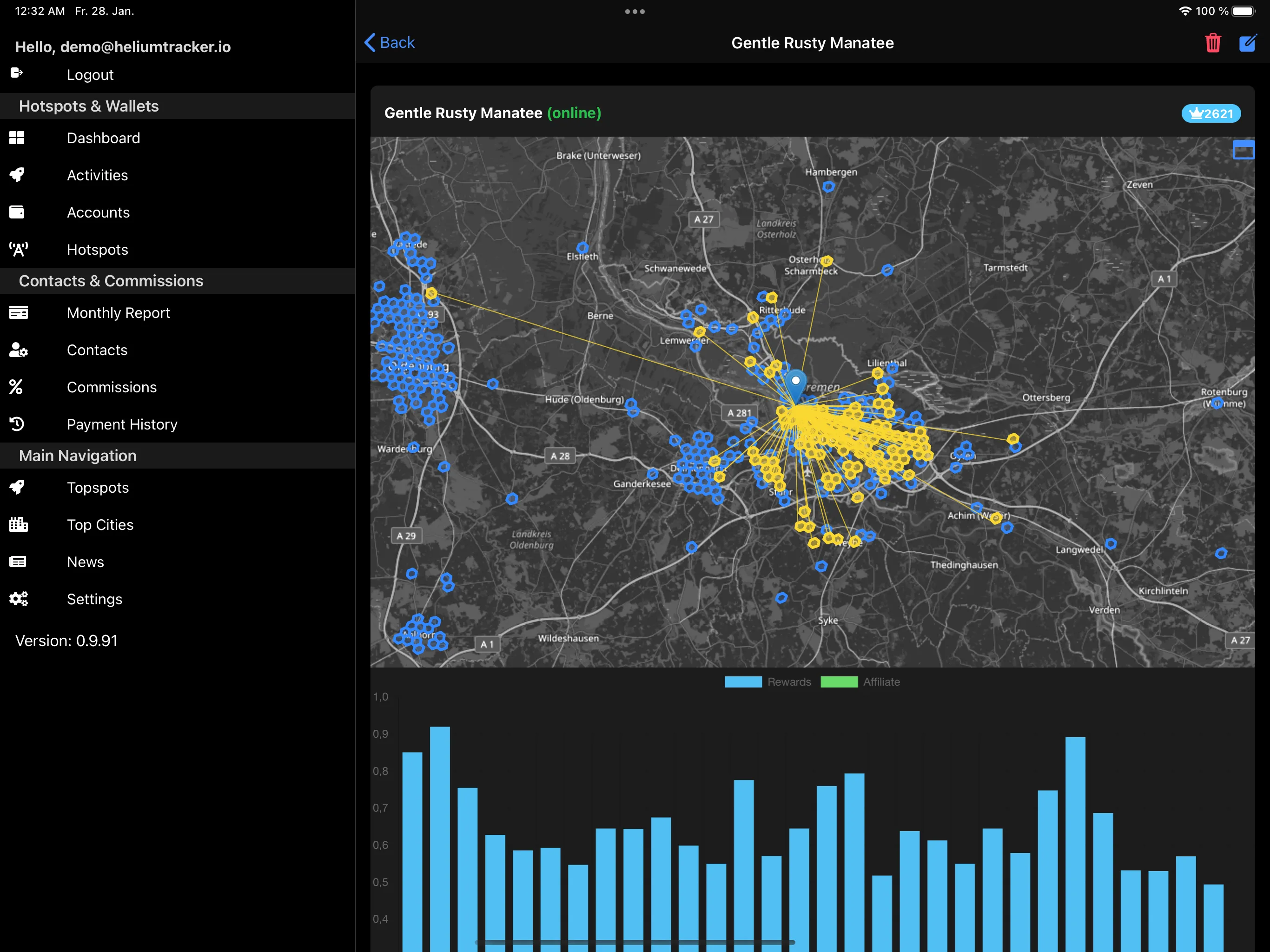 HeliumTracker.io | Indus Appstore | Screenshot