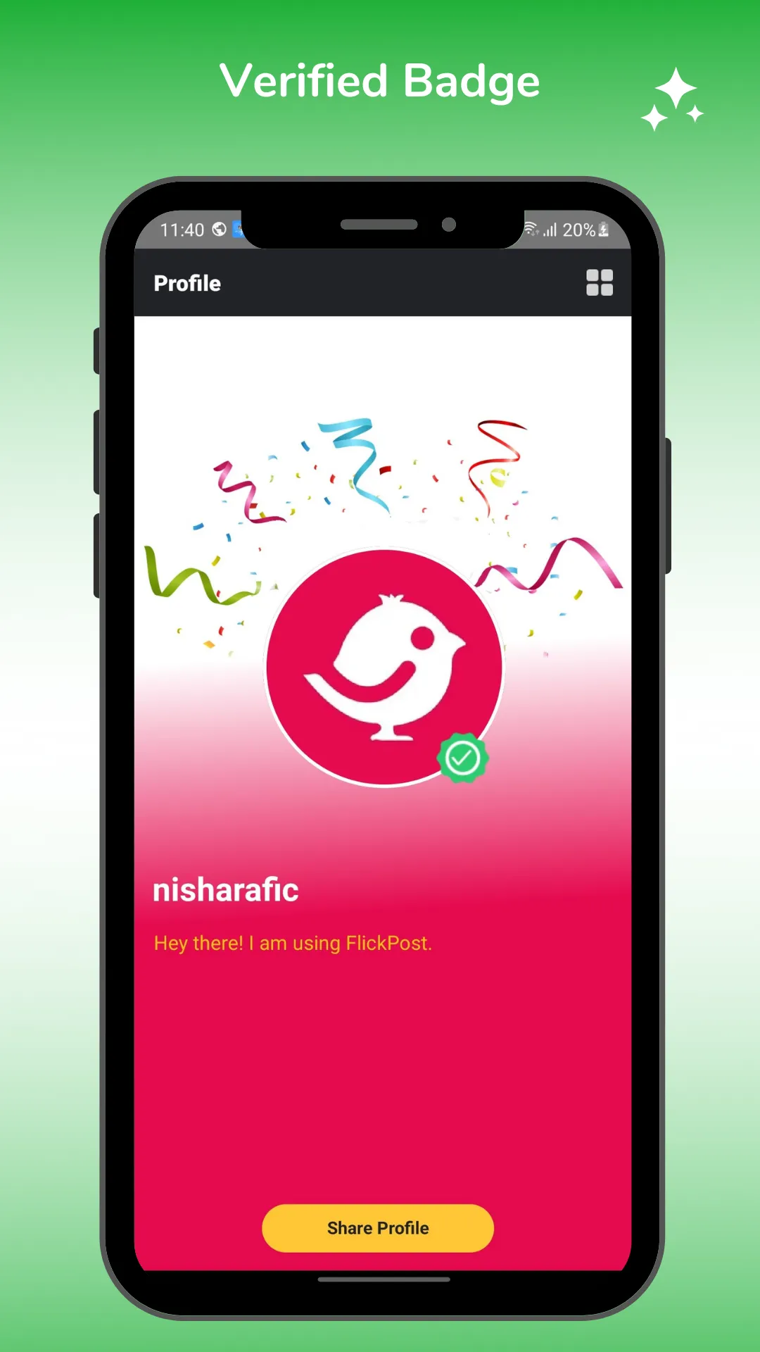 FlickPost: Indian Social Media | Indus Appstore | Screenshot