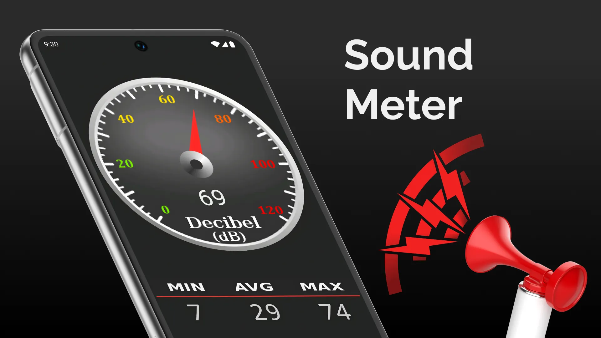 DBA Sound Meter: Sound Measure | Indus Appstore | Screenshot