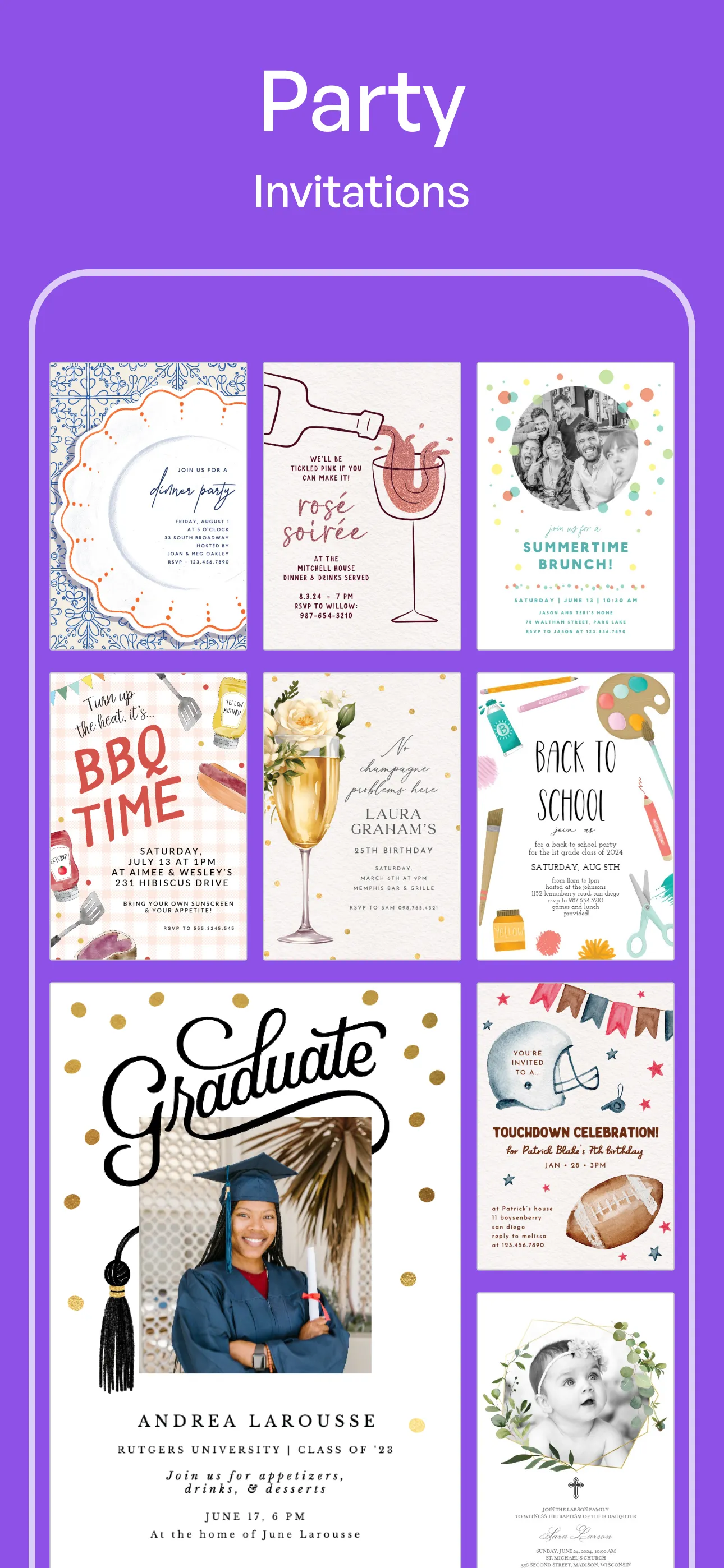 Invitation Maker: Cards & RSVP | Indus Appstore | Screenshot