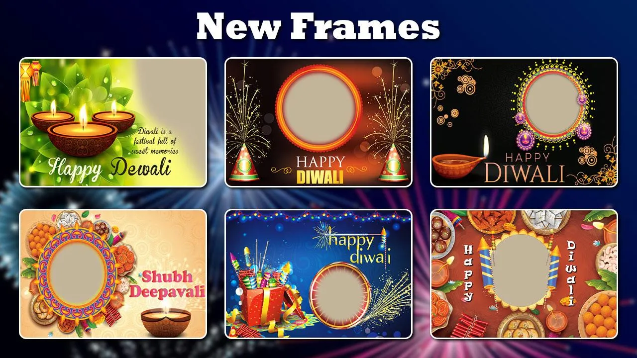 Happy Diwali Photo Frame 2024 | Indus Appstore | Screenshot