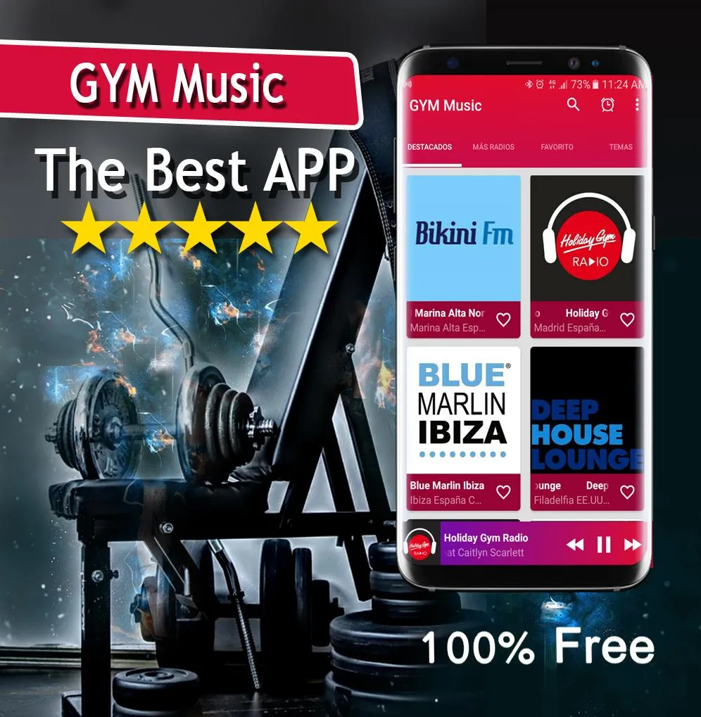 GYM Music App | Indus Appstore | Screenshot