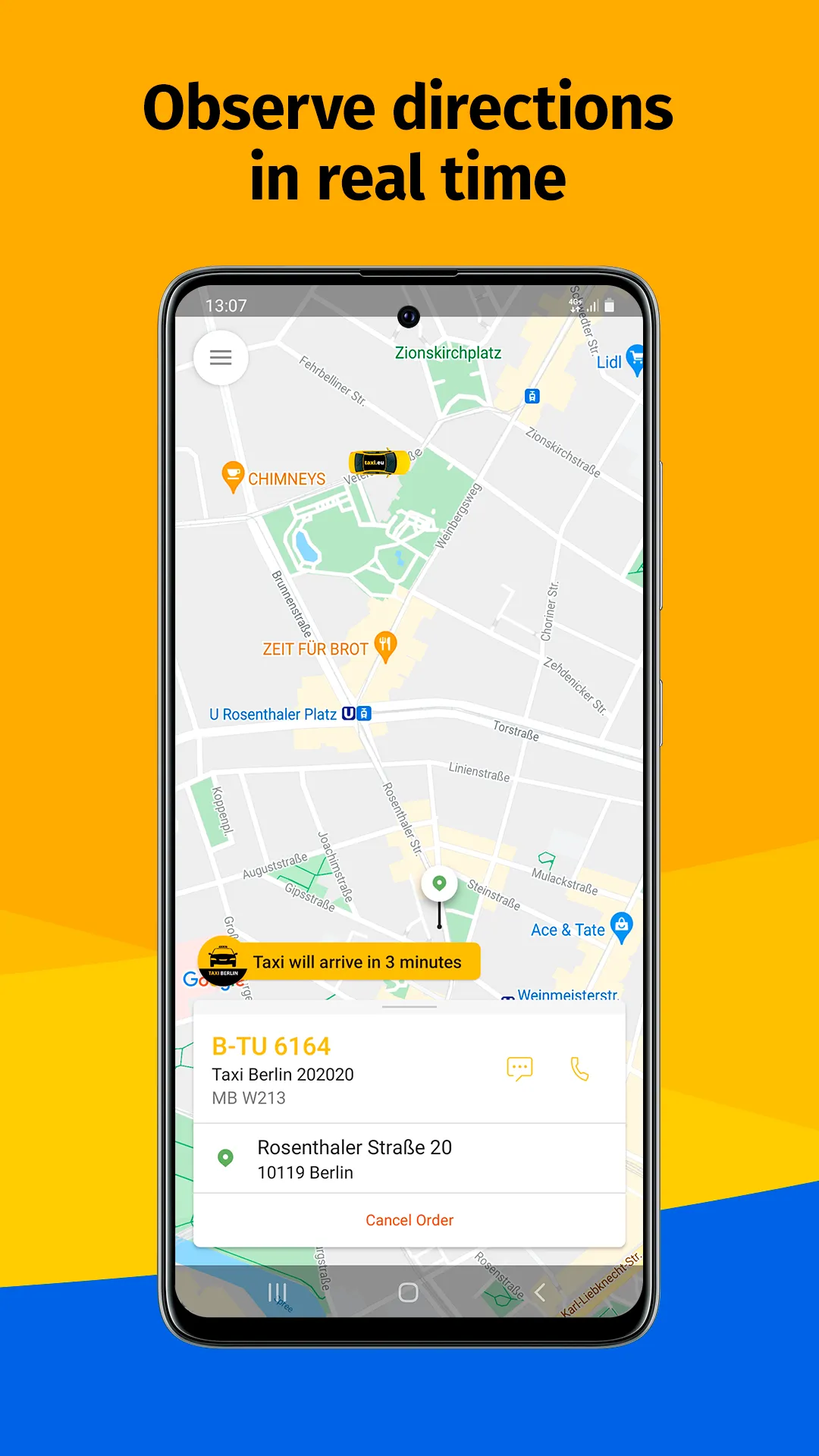 Taxi Berlin (030) 202020 | Indus Appstore | Screenshot