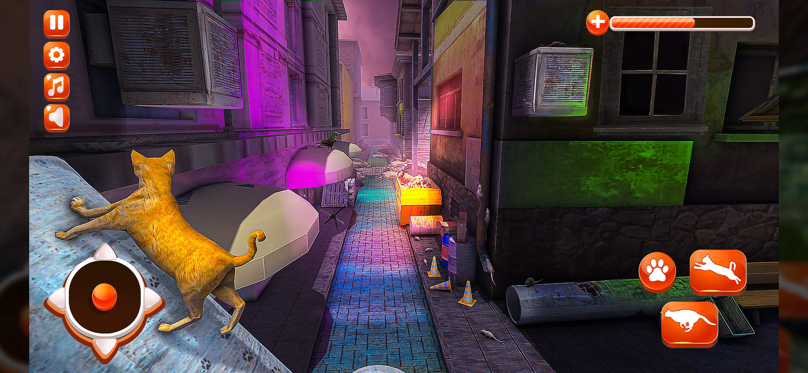 Stray Cat Game City Simulator | Indus Appstore | Screenshot