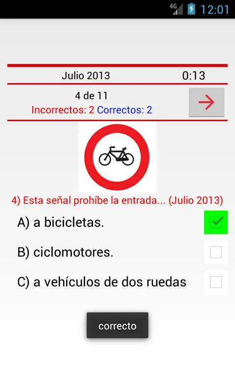 Test para DGT | Indus Appstore | Screenshot