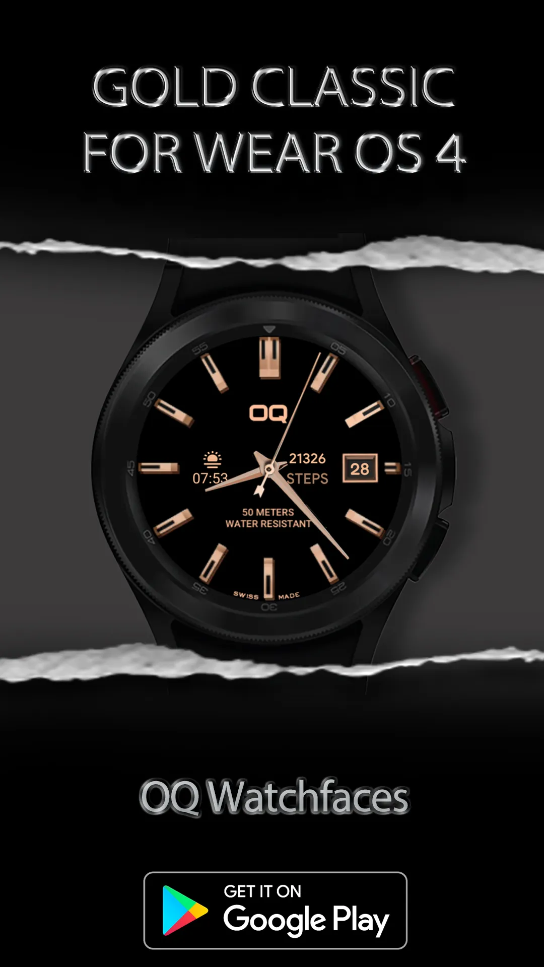 Gold Classic 1 Wear OS 4+ | Indus Appstore | Screenshot