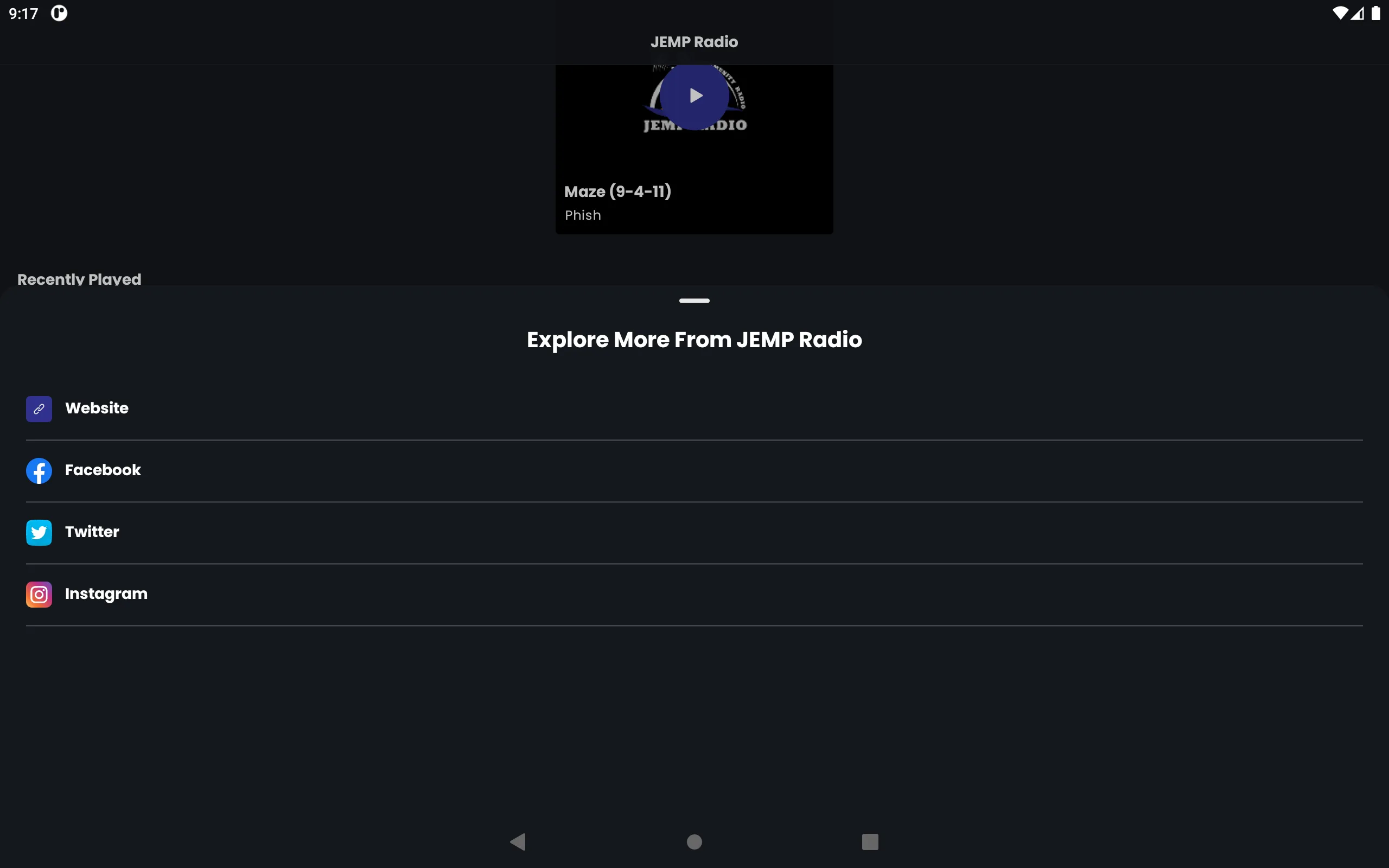 JEMP Radio | Indus Appstore | Screenshot