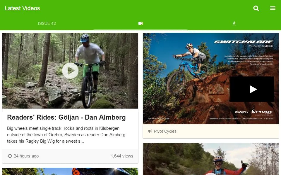 IMB - Mountain Bike Mag | Indus Appstore | Screenshot