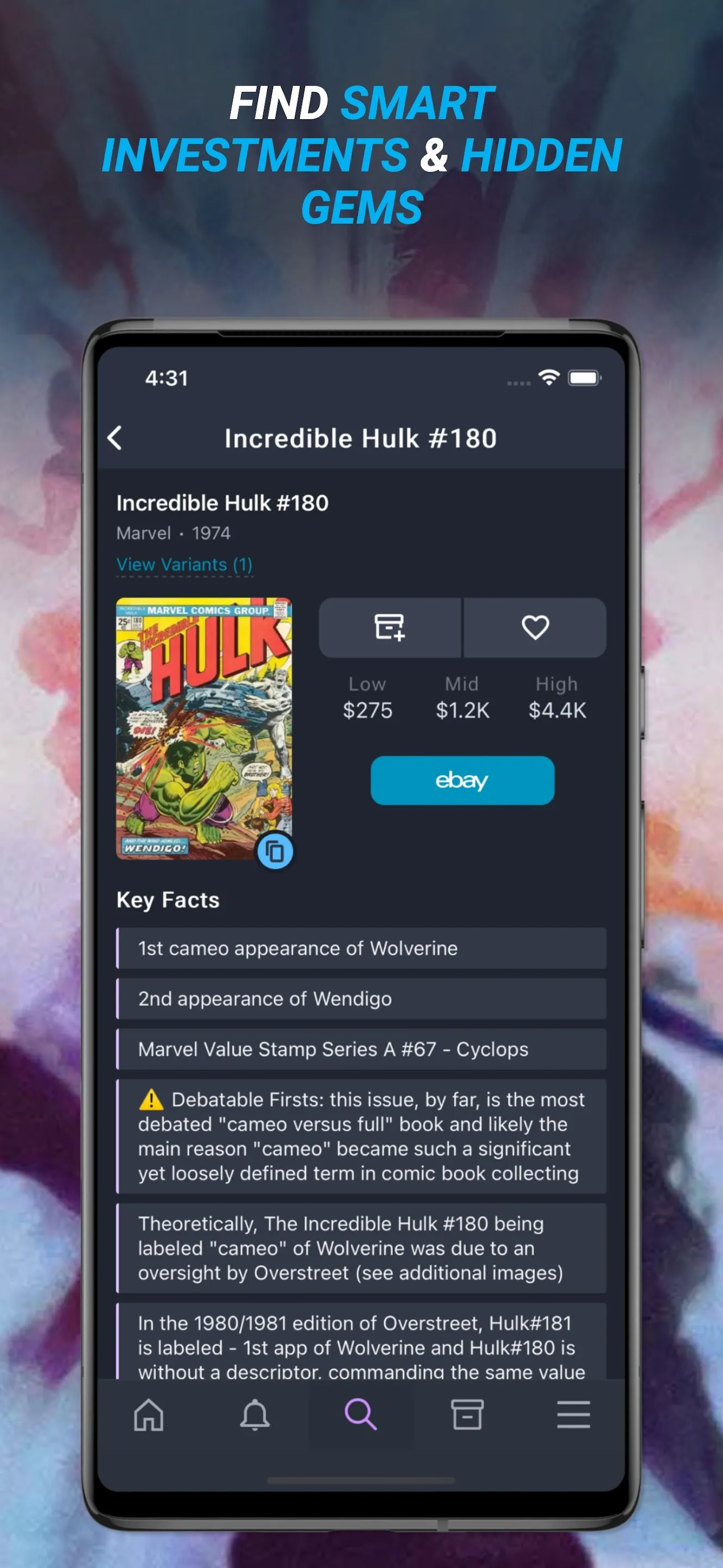 Key Collector Comics | Indus Appstore | Screenshot