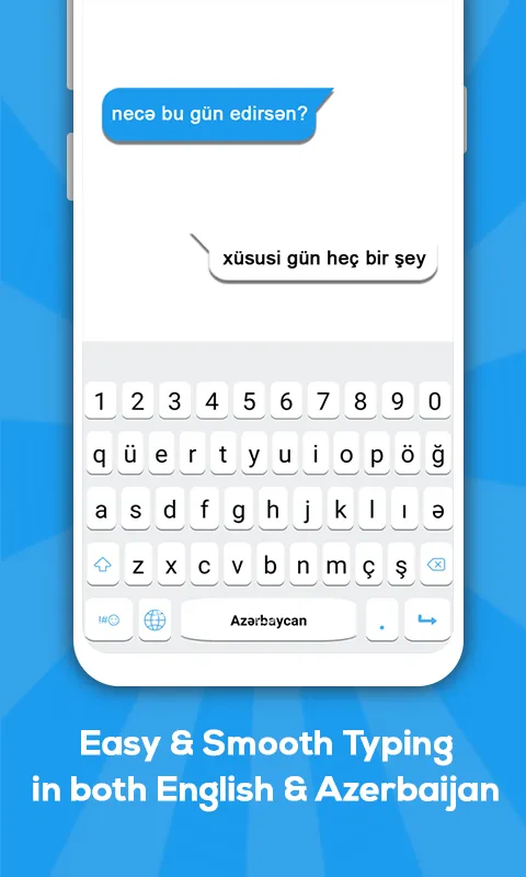 Azerbaijani Keyboard | Indus Appstore | Screenshot