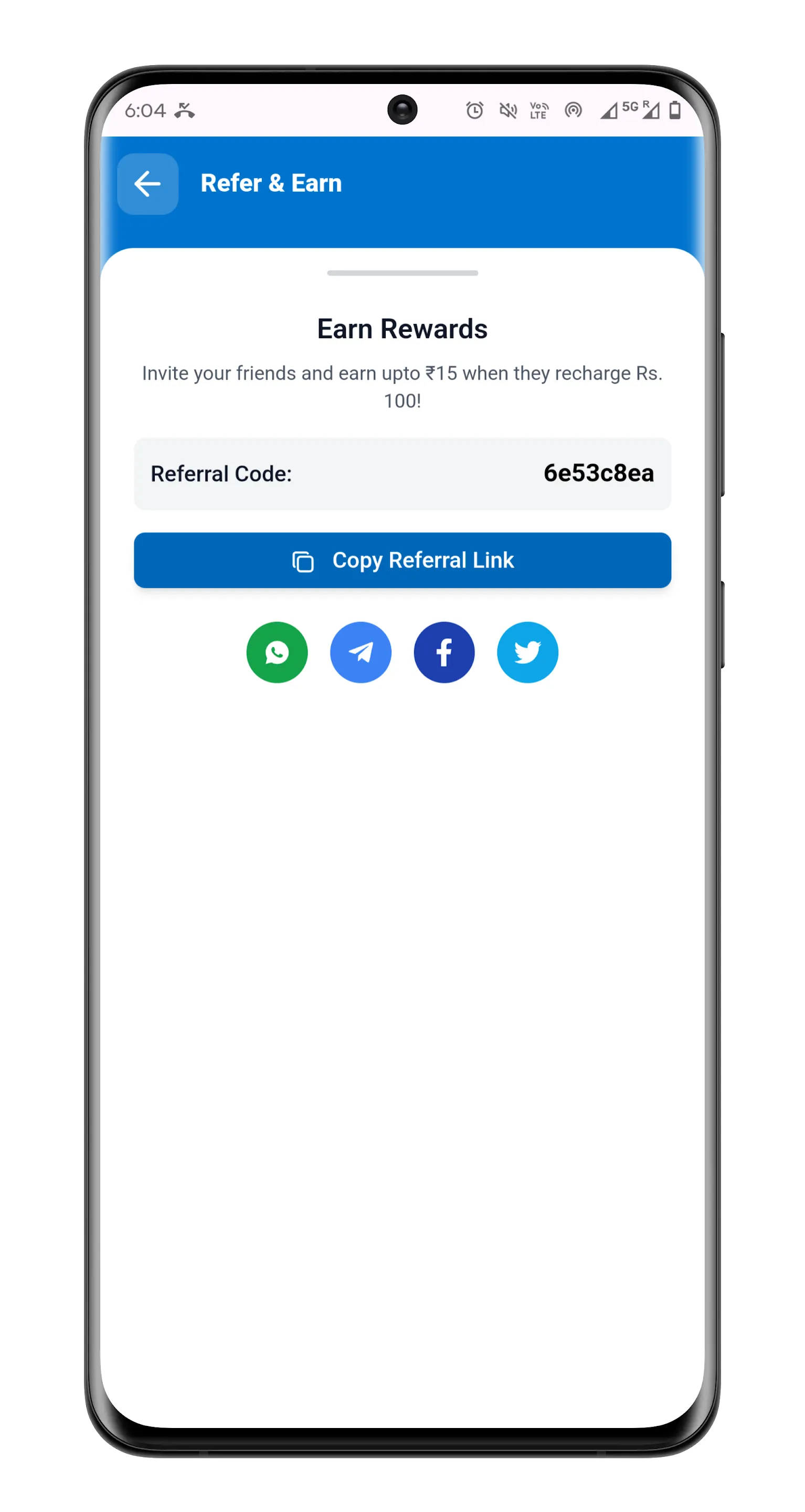 Recharge Land | Commission App | Indus Appstore | Screenshot