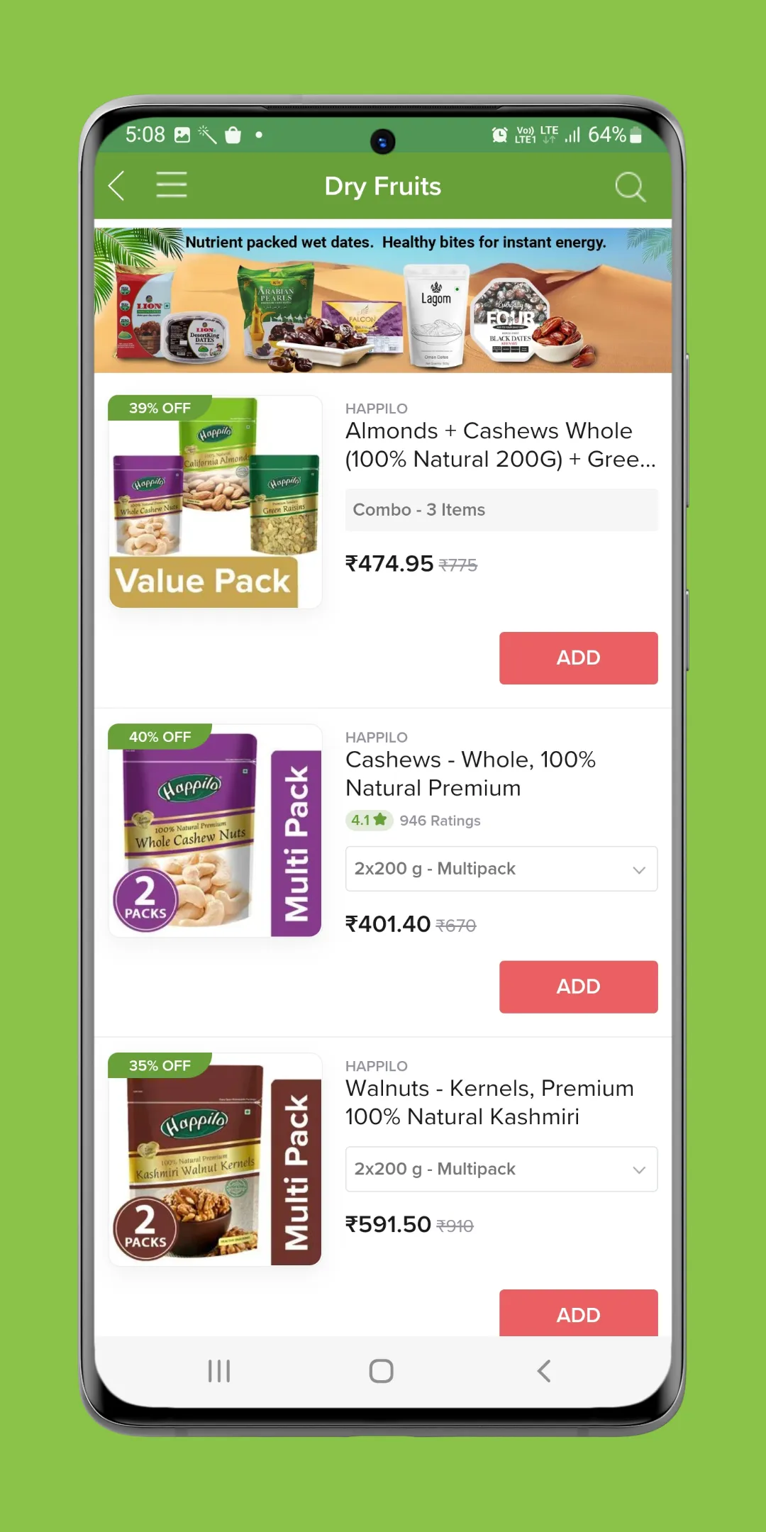 Dry Fruits Online Shopping App | Indus Appstore | Screenshot