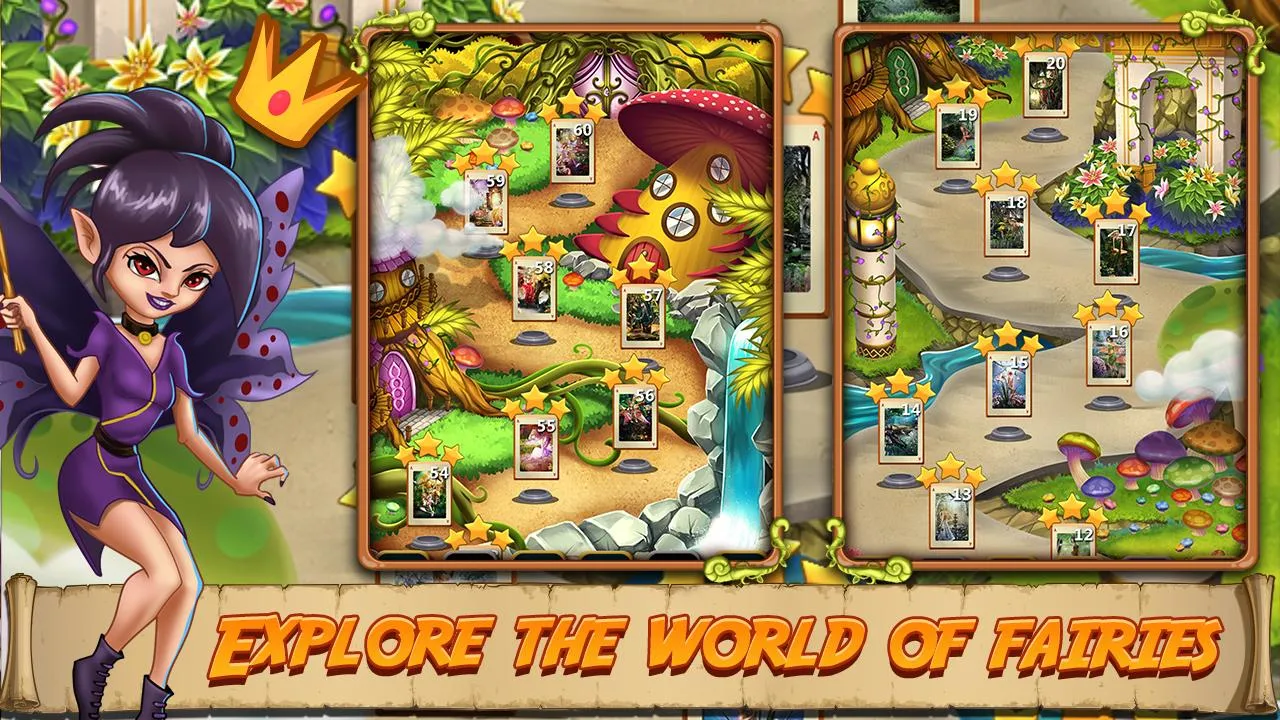 Solitaire - Elven Wonderland | Indus Appstore | Screenshot