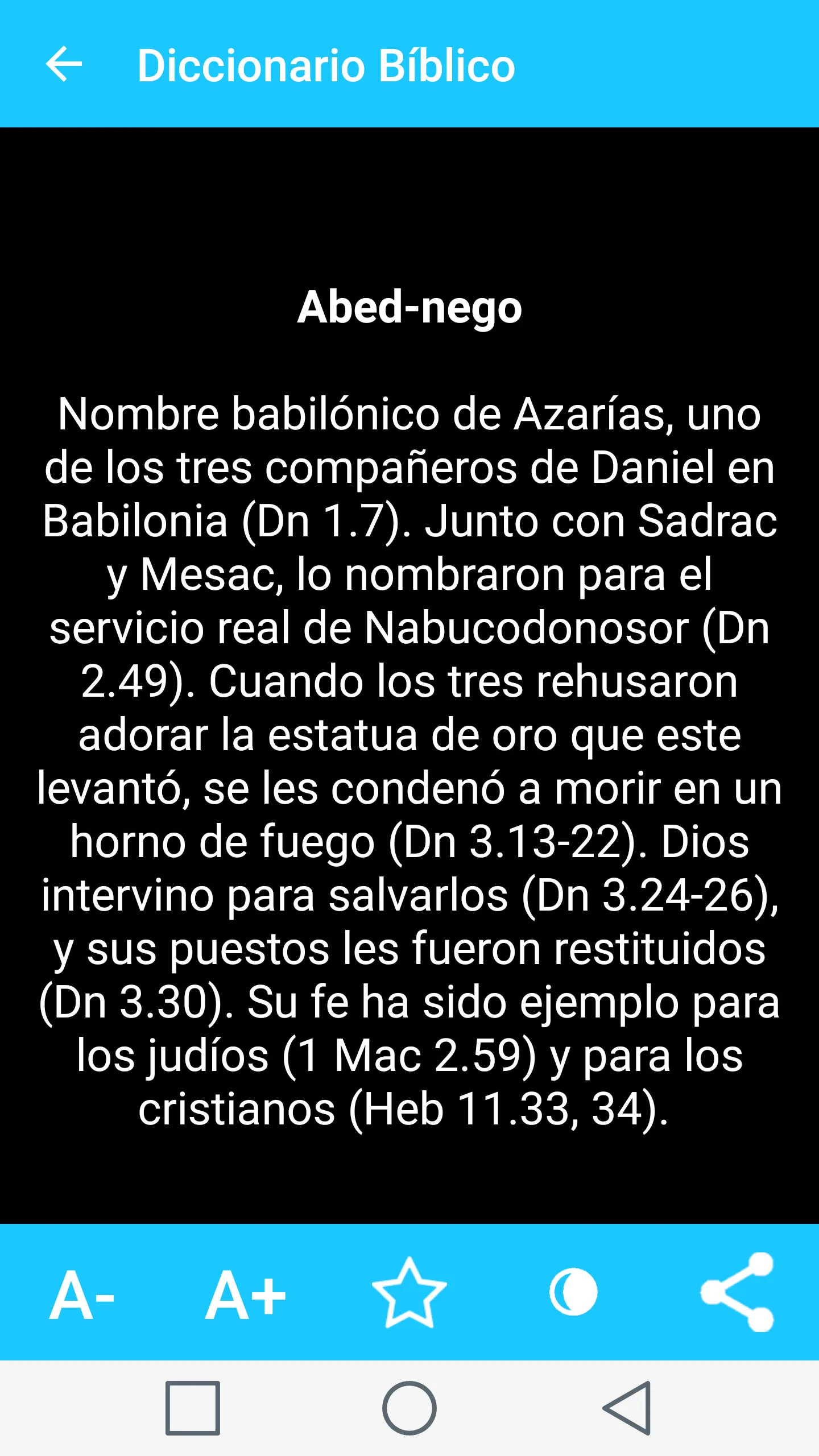 Spanish Bible Dictionary | Indus Appstore | Screenshot