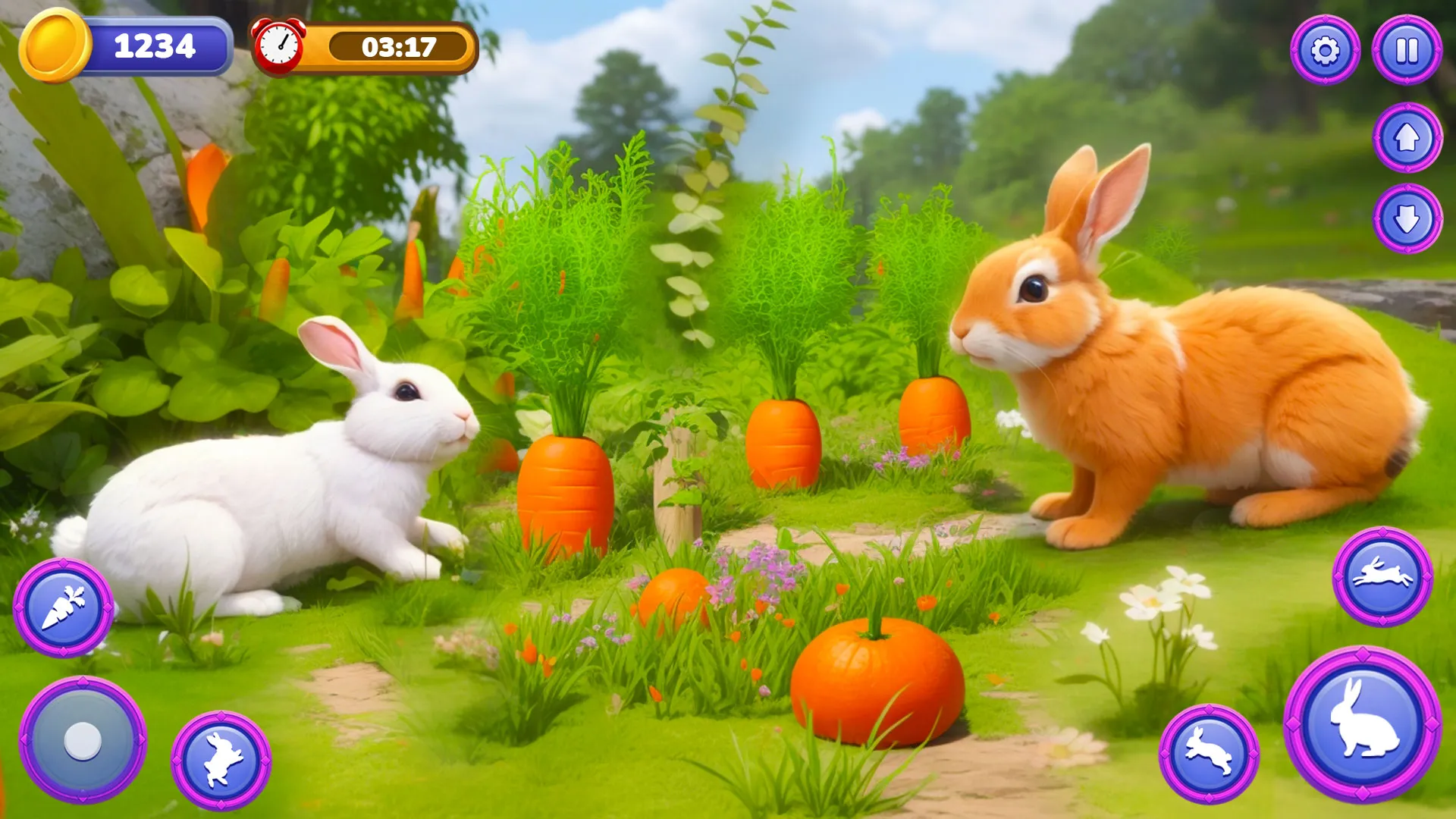 Cute Bunny Life Simulator 3D | Indus Appstore | Screenshot