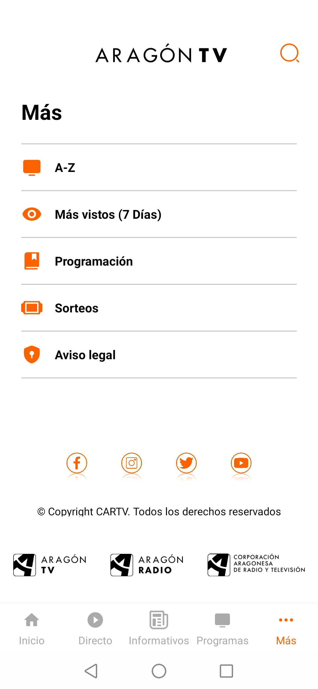 Aragón TV | Indus Appstore | Screenshot