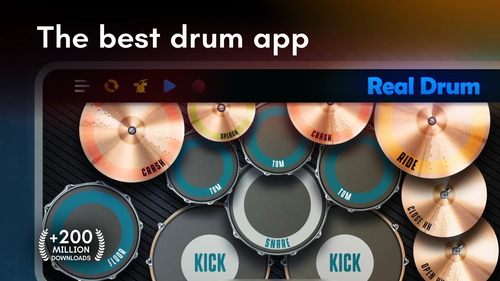 Real Drum electronic drums set | Indus Appstore | Screenshot