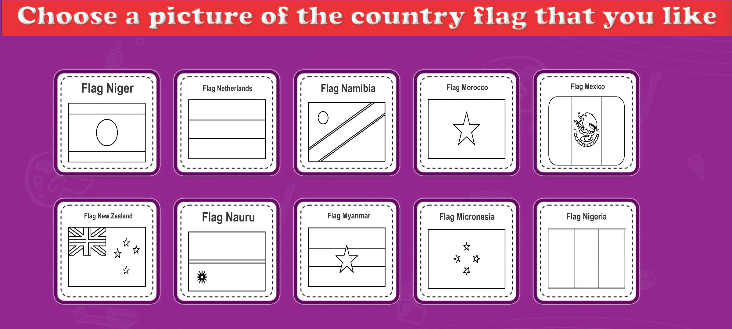 Coloring World Country Flags | Indus Appstore | Screenshot