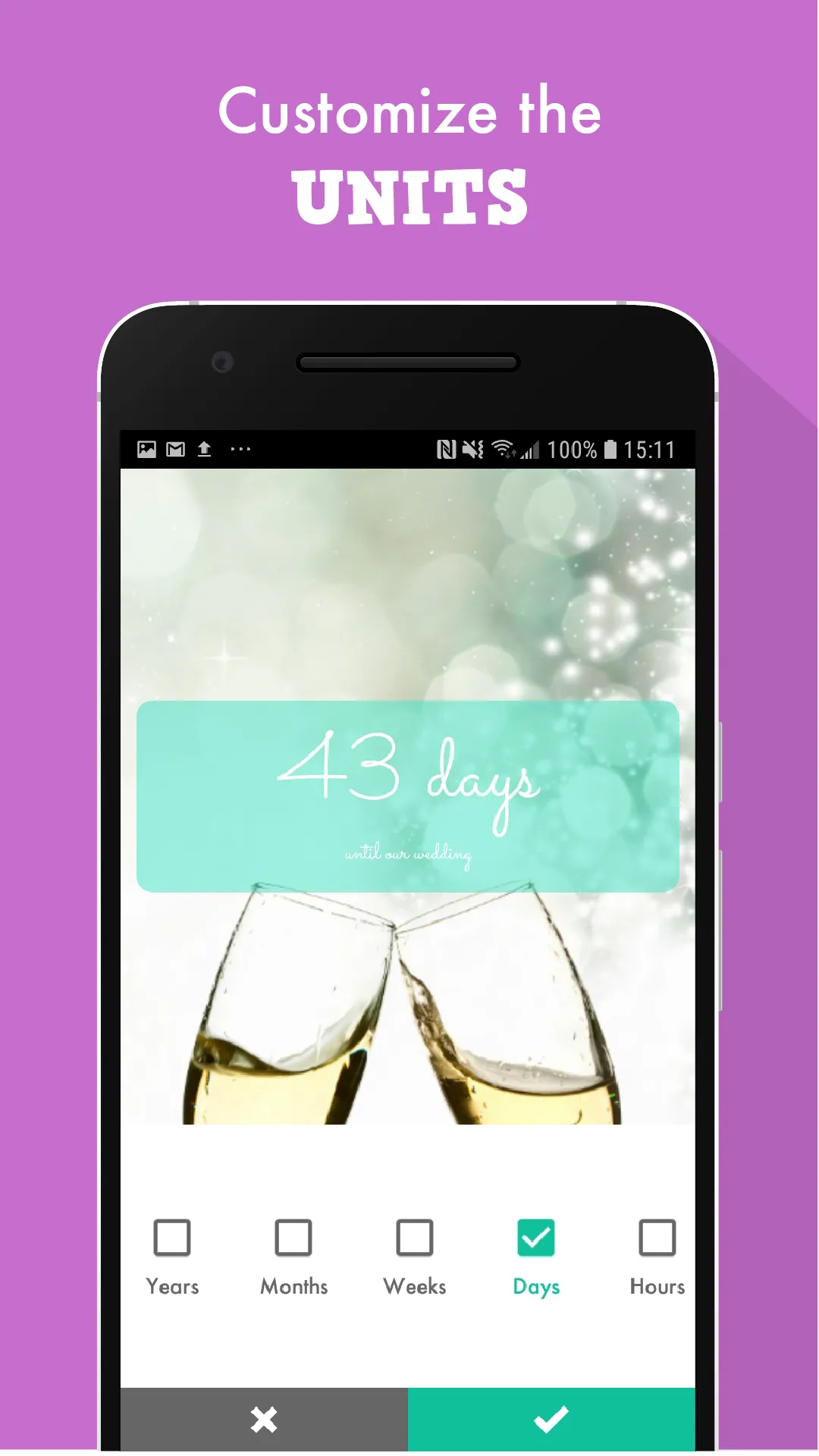 Wedding Countdown Widget | Indus Appstore | Screenshot