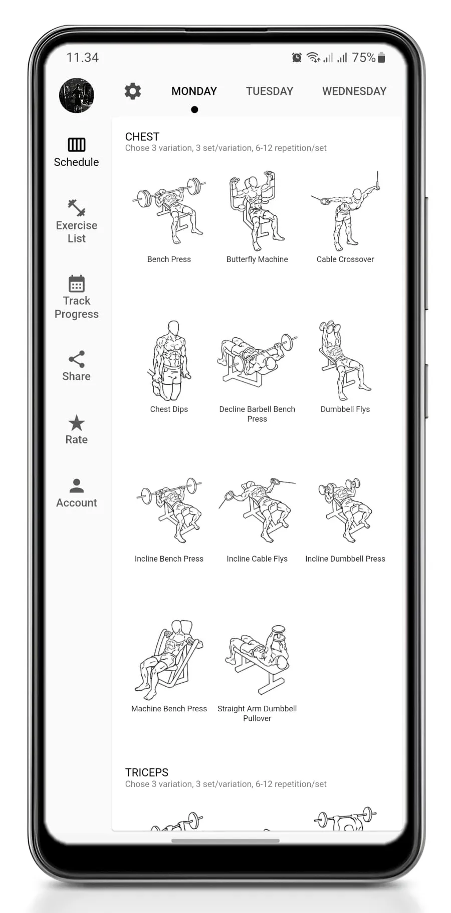 Gym Schedule | Indus Appstore | Screenshot