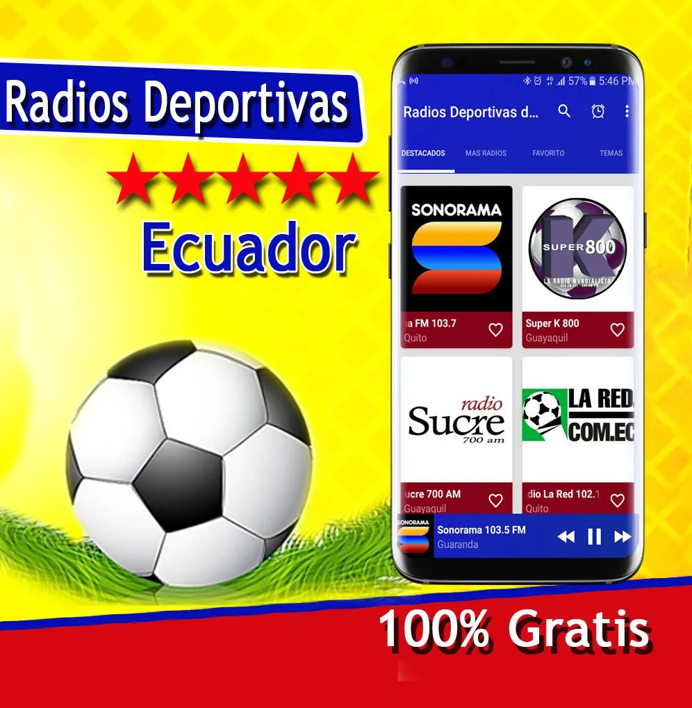 Sports Radios of Ecuador | Indus Appstore | Screenshot