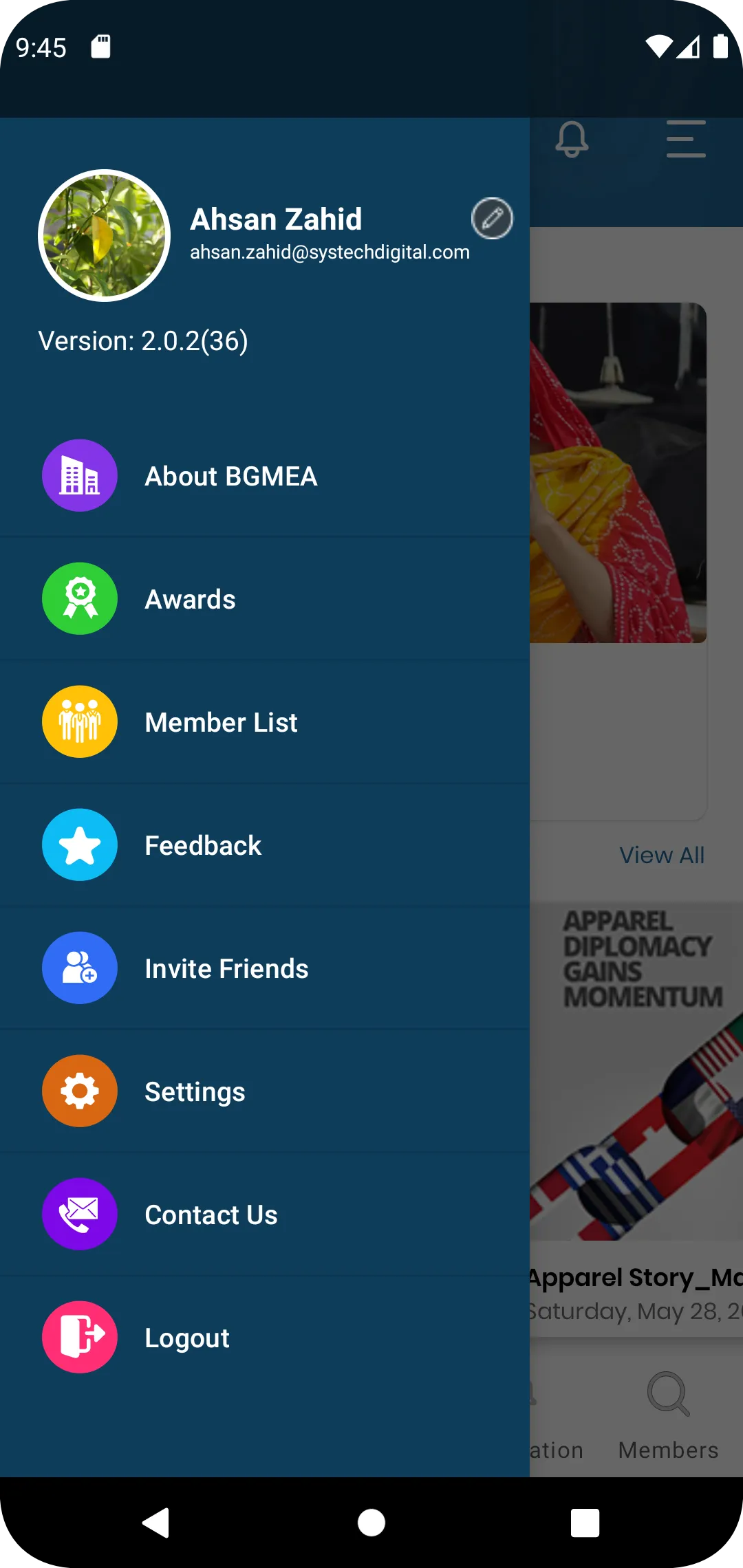 BGMEA | Indus Appstore | Screenshot