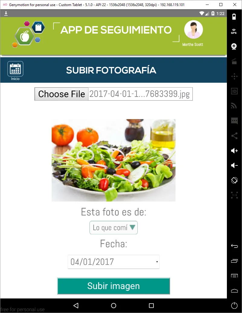 App de seguimiento Nutrimind | Indus Appstore | Screenshot