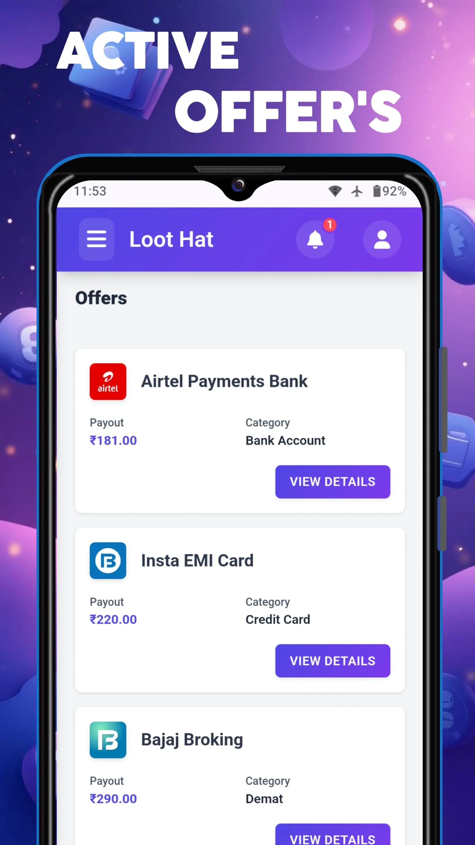 Loot Hat: Share and Earn Money | Indus Appstore | Screenshot