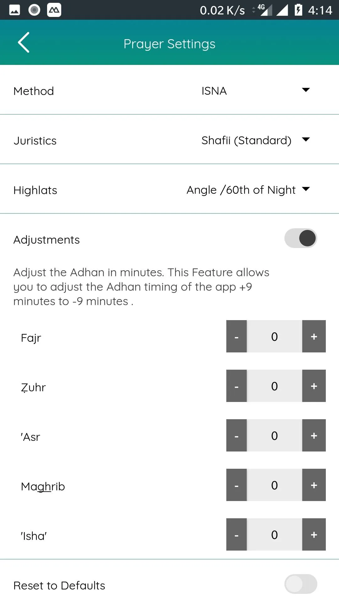 Alim Prayer Minder | Indus Appstore | Screenshot