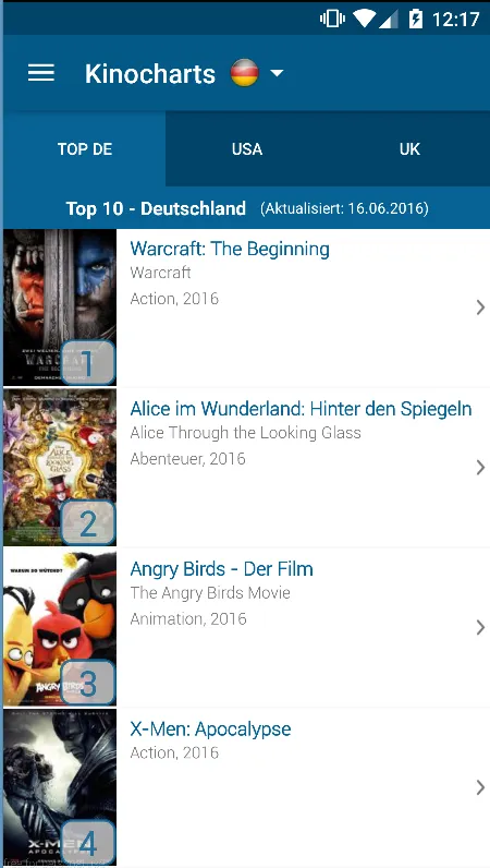 AbInsKino: Kinoprogramm | Indus Appstore | Screenshot